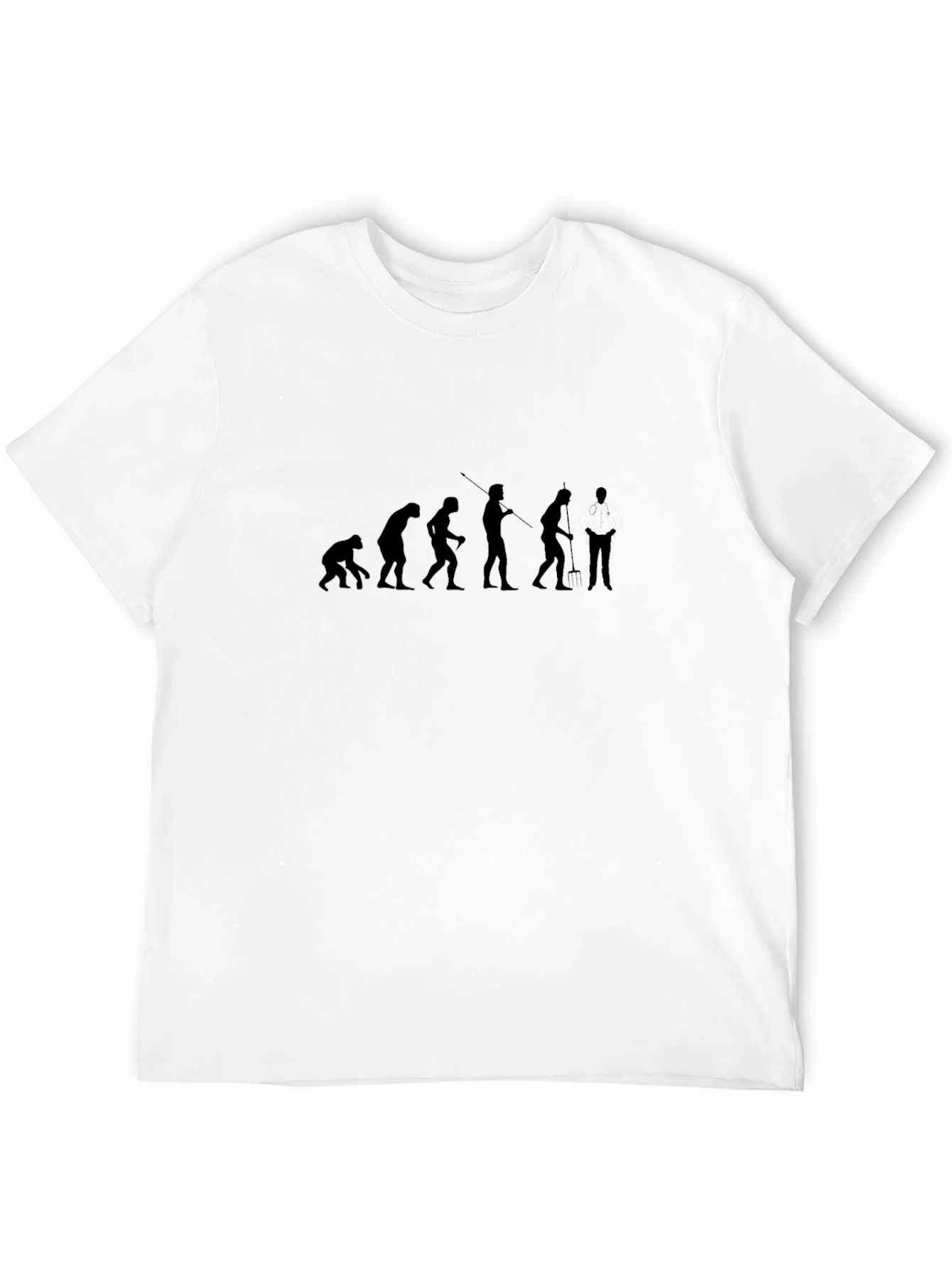 Black Evolution of Man Gardener Black T-Shirt view 12
