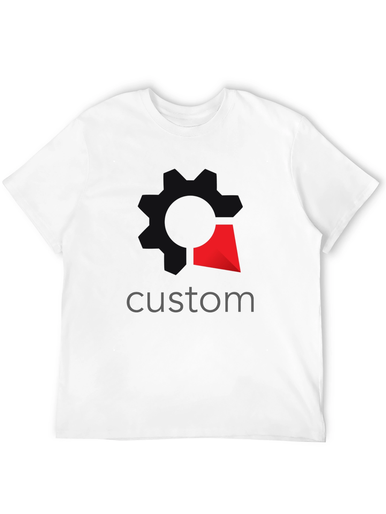 Black Custom Black T-Shirt with Graphic Print view 12