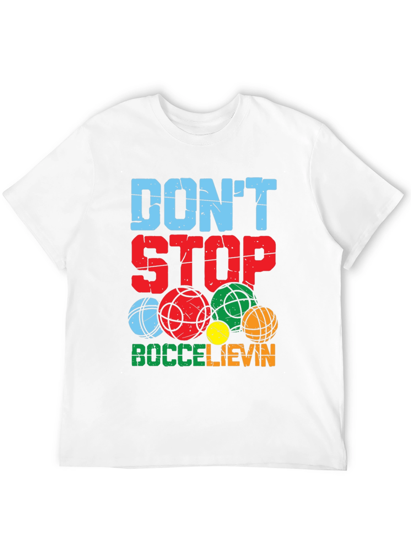 Black Don't Stop Boccelievin' T-Shirt view 12