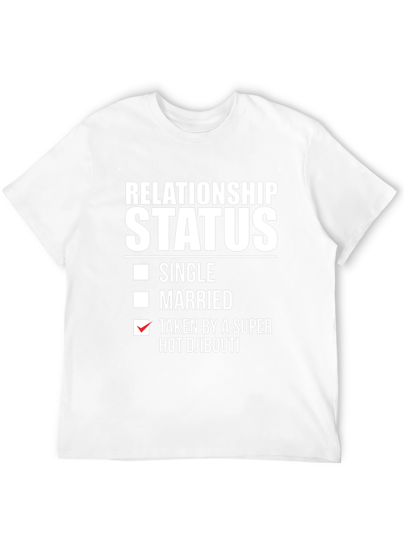 Black Funny Relationship Status T-Shirt view 12