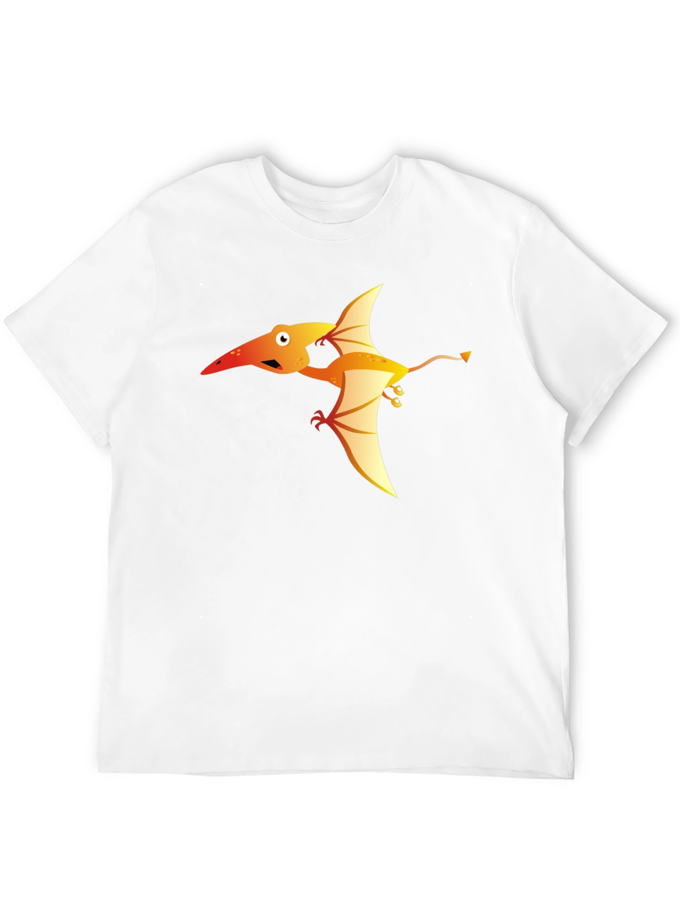 Black Cartoon Pterodactyl Graphic Tee view 12