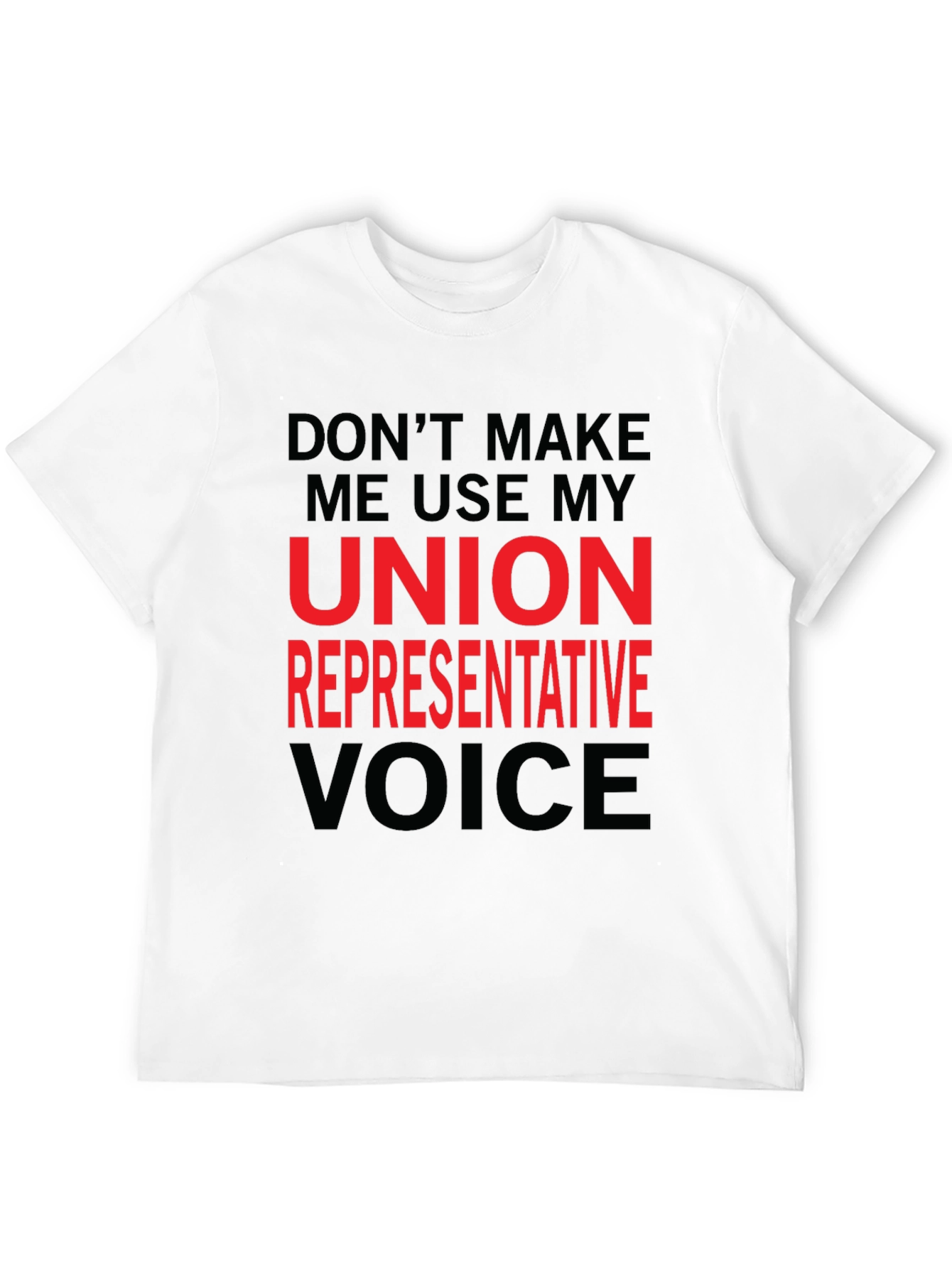 Black Union Representative T-Shirt - Funny Novelty Tee view 12