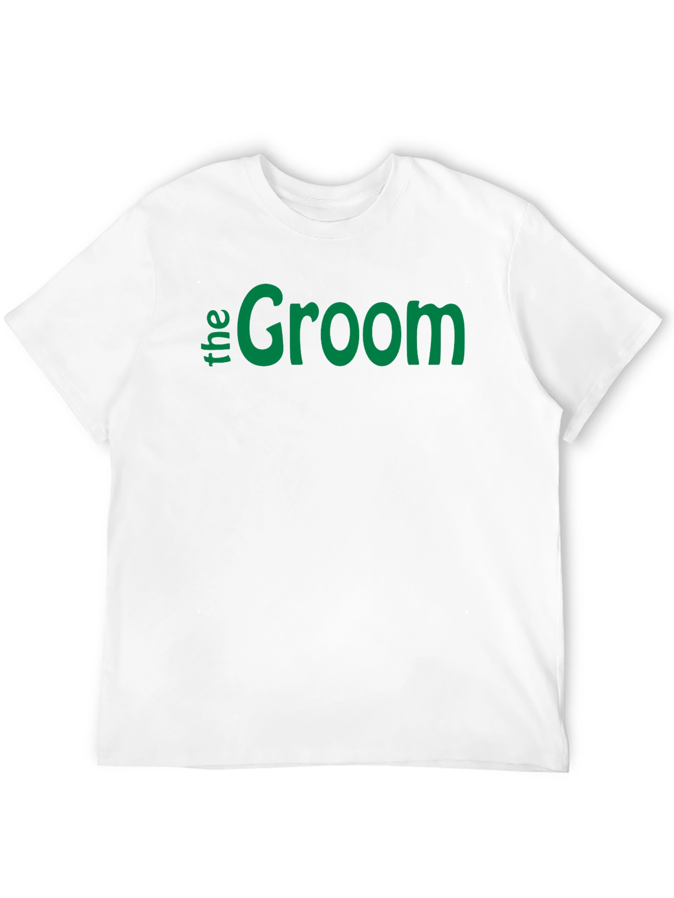 Black The Groom Wedding T-Shirt - Black view 12