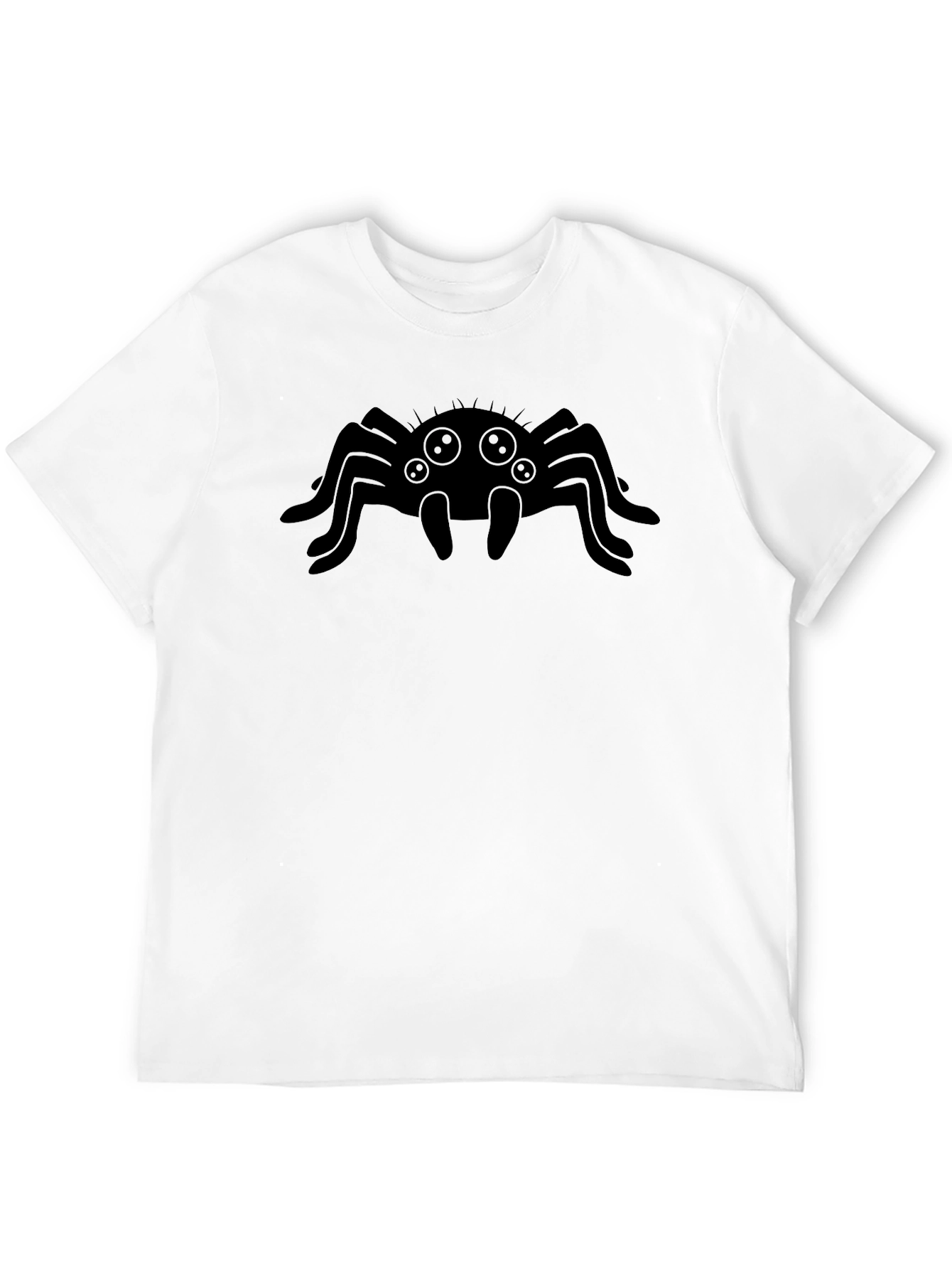 Black Spider Graphic Tee - Men's Black T-Shirt view 12