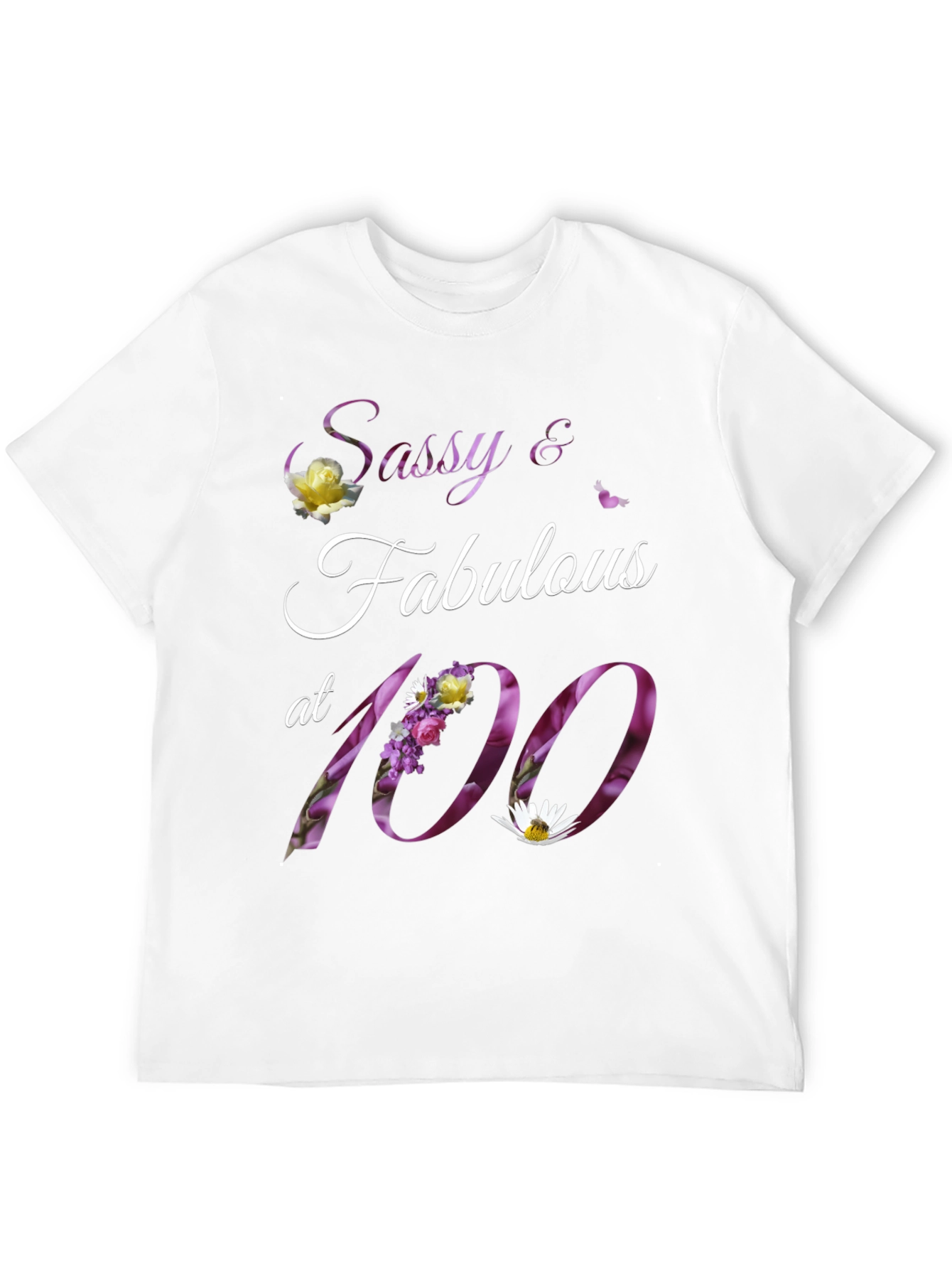 Black Sassy & Fabulous 100th Birthday T-Shirt view 12