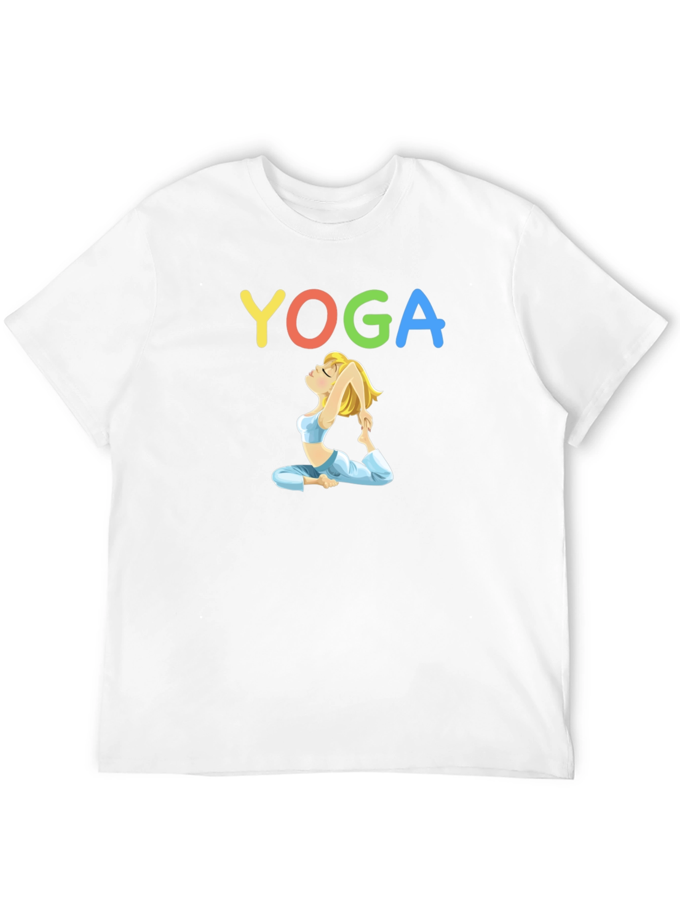 Black Yoga Girl Black T-Shirt view 12