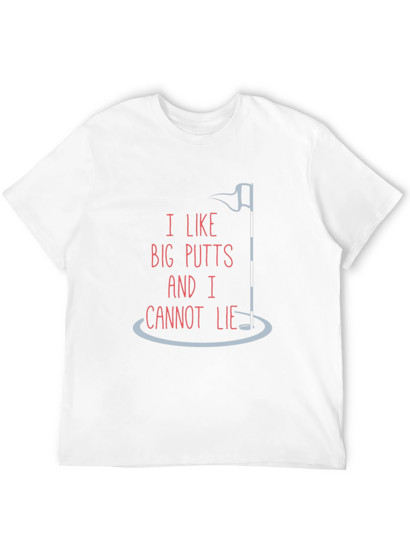 Black Big Putts Golf T-Shirt - Funny Golfer Tee view 12
