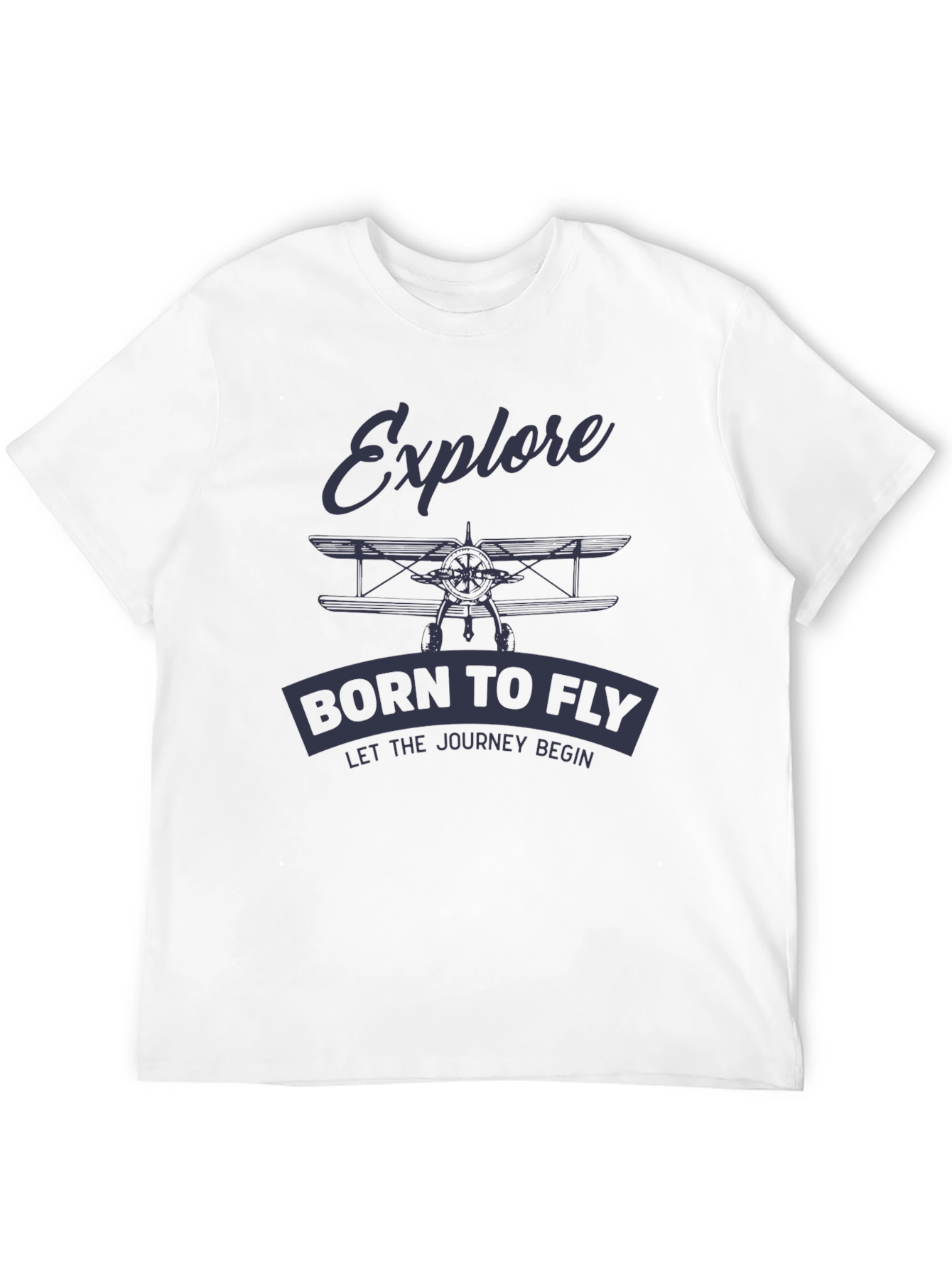Black Explore Born to Fly Graphic T-Shirt view 12
