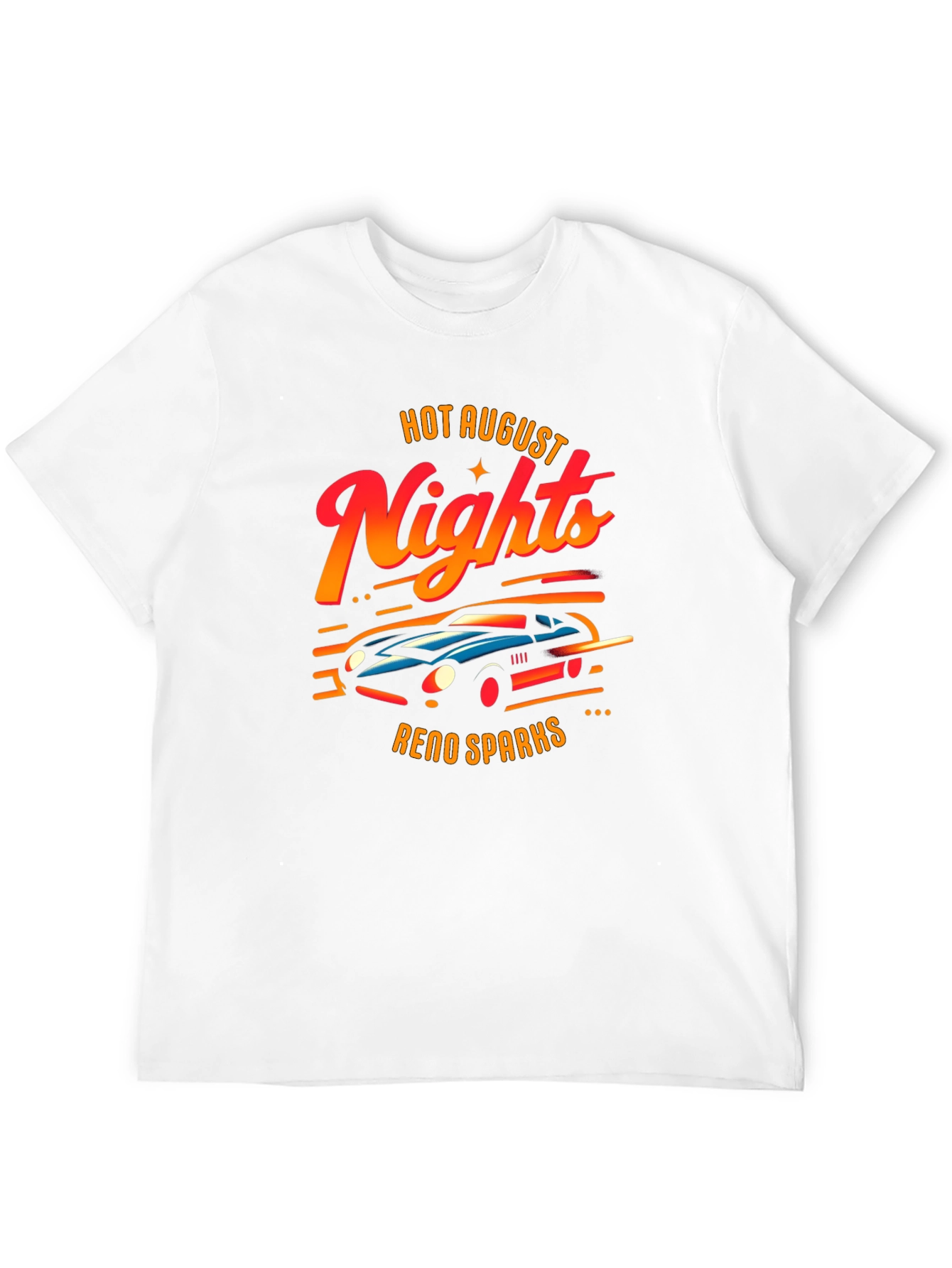 Black Hot August Nights T-Shirt view 12