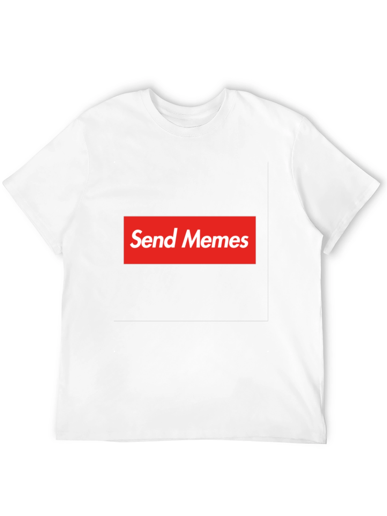 Black Send Memes Graphic Tee - Supreme Parody view 12