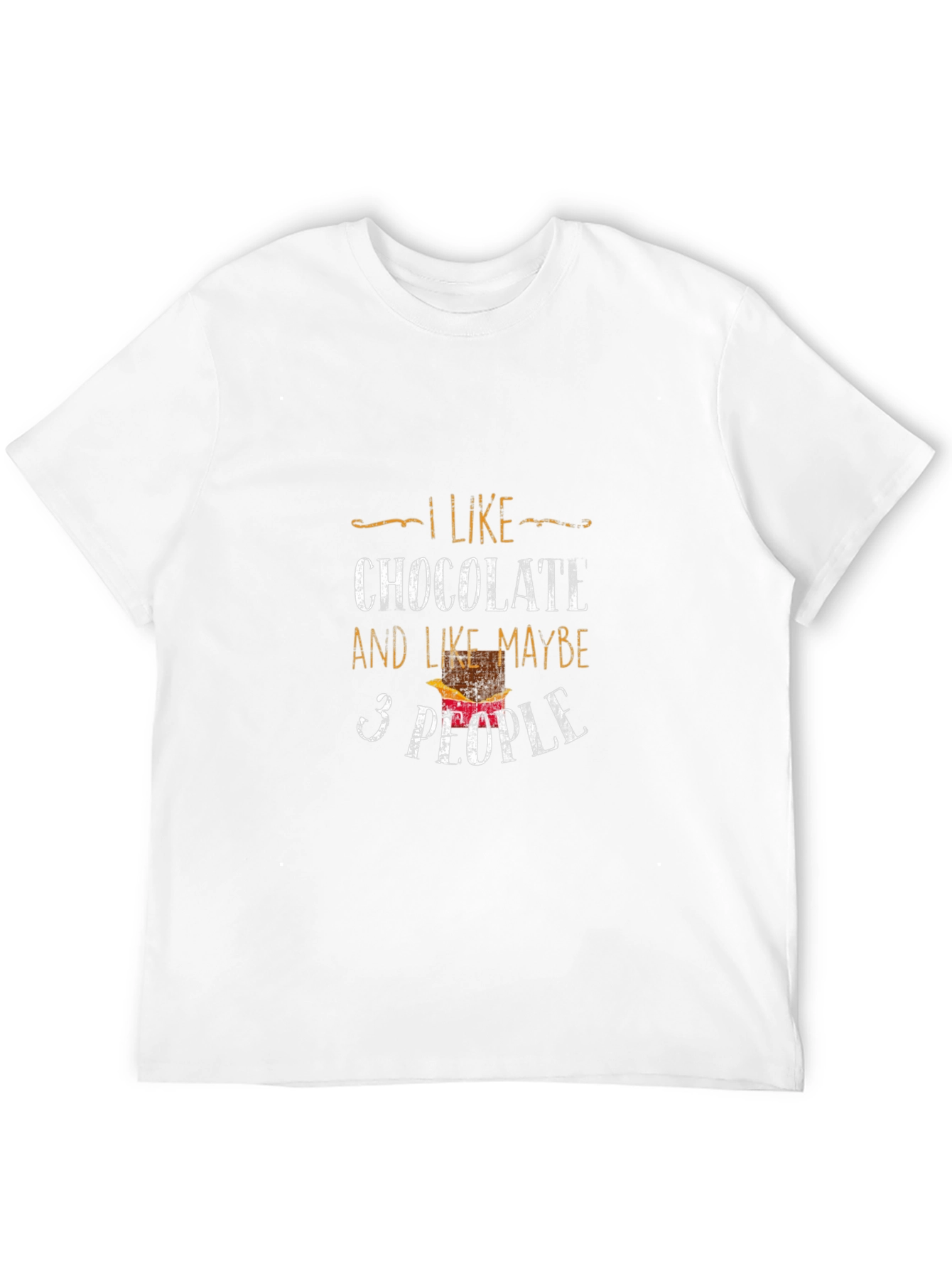 Black Chocolate Lover Graphic Tee - Funny Sarcastic Shirt view 12