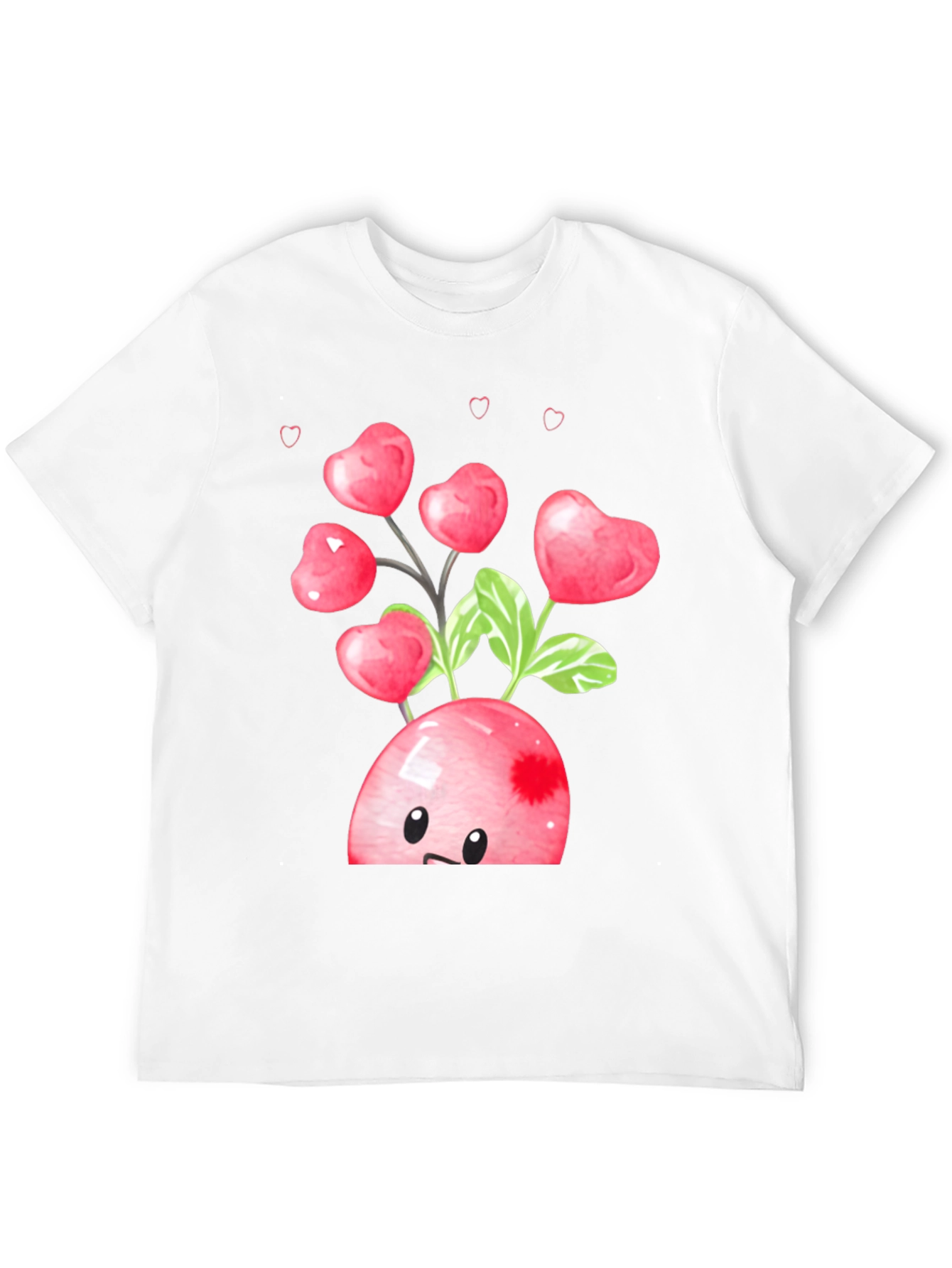 Black Heart Cherry Valentine's Day Graphic Tee view 12