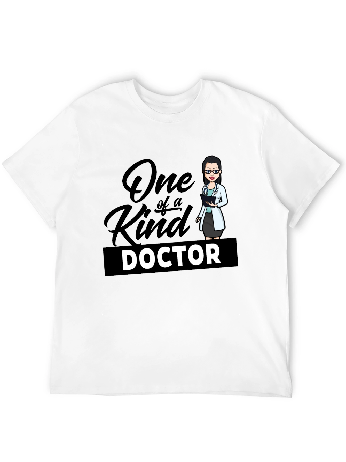 Black One of a Kind Doctor T-Shirt - Black Cotton Blend view 12