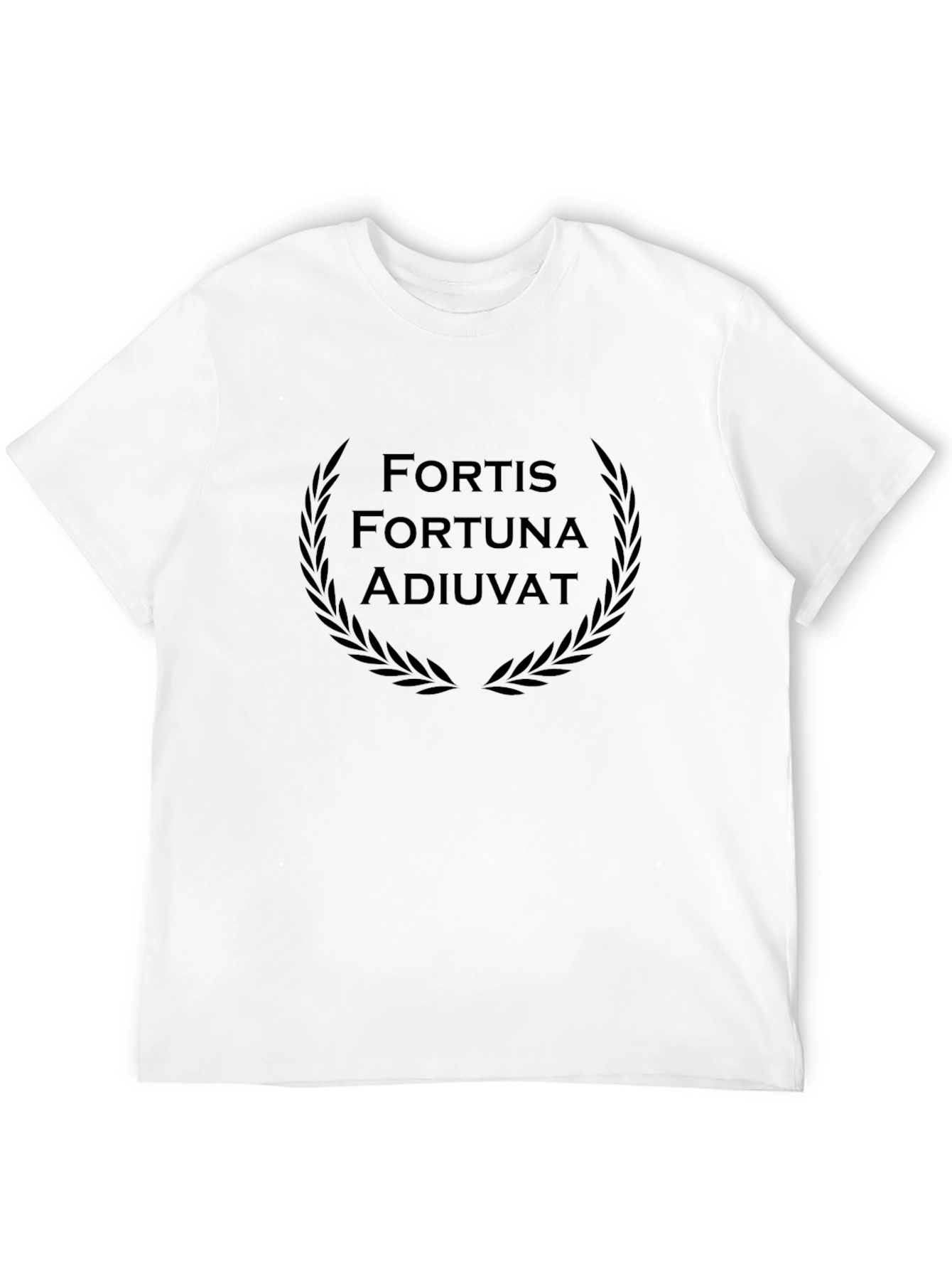 Black Fortis Fortuna Adiuvat Graphic T-Shirt view 12