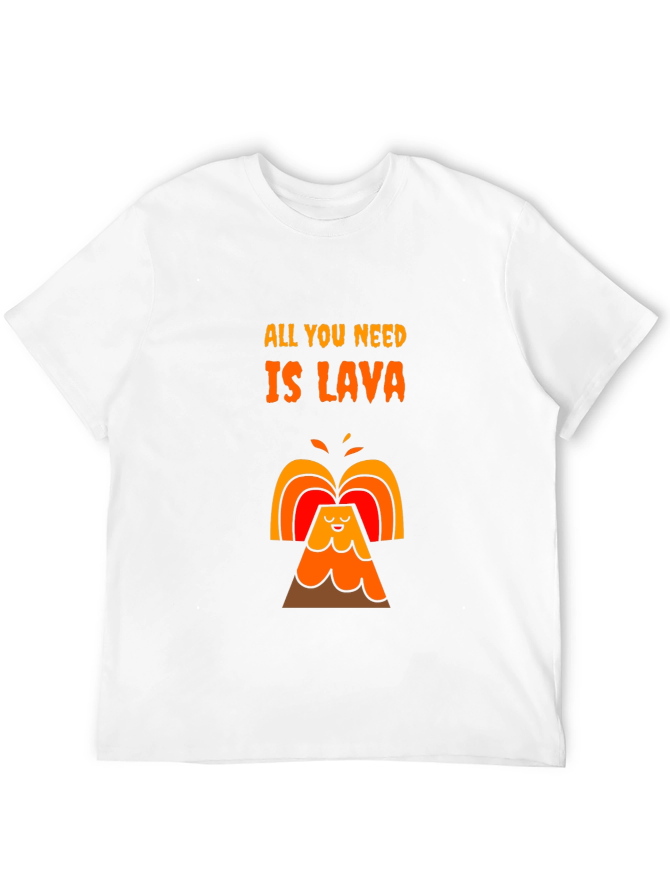 Black Funny Lava T-Shirt - All You Need Is Lava Volcano Tee view 12