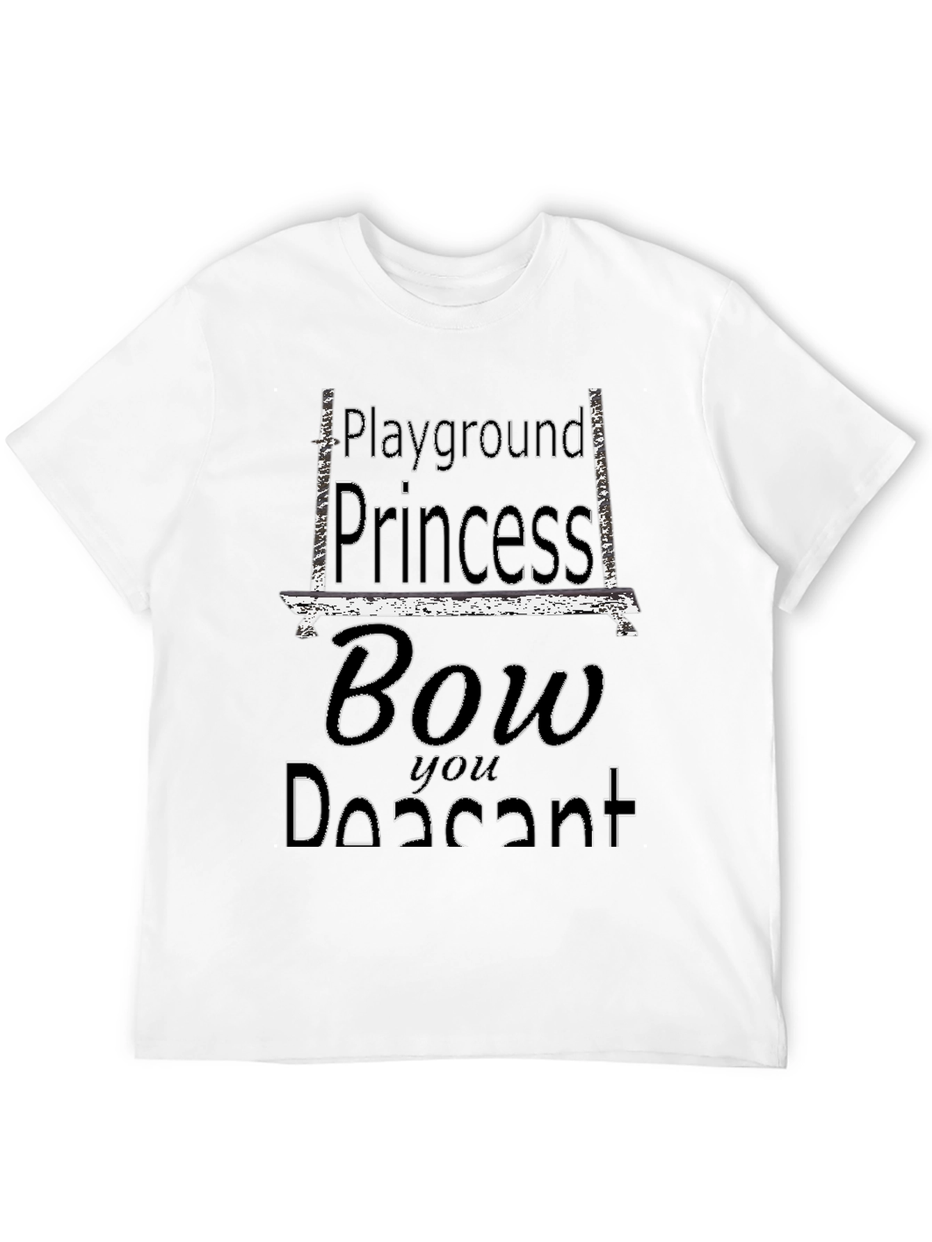 Black Playground Princess Graphic Tee view 12