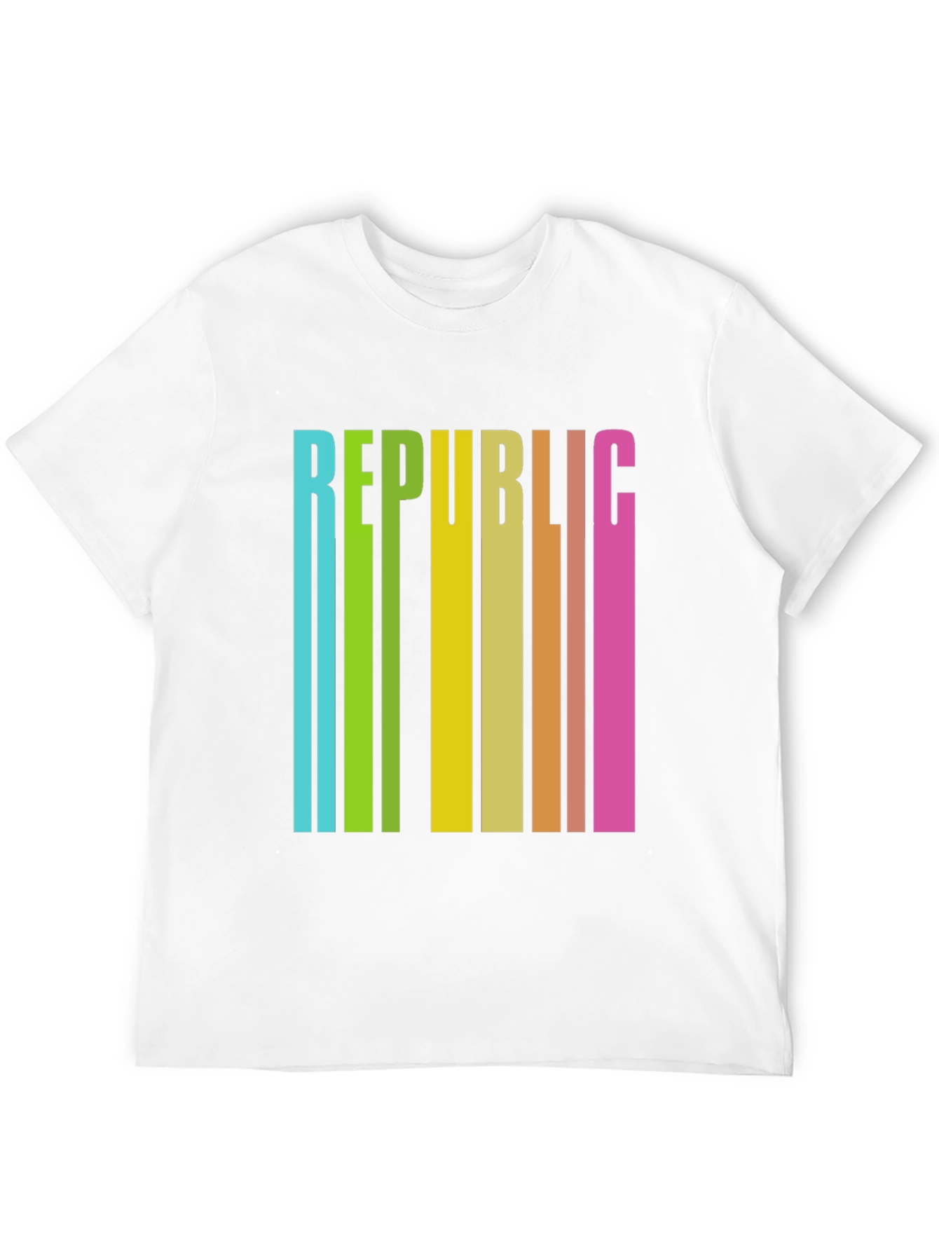 Black Republic Retro Striped Graphic Tee view 12
