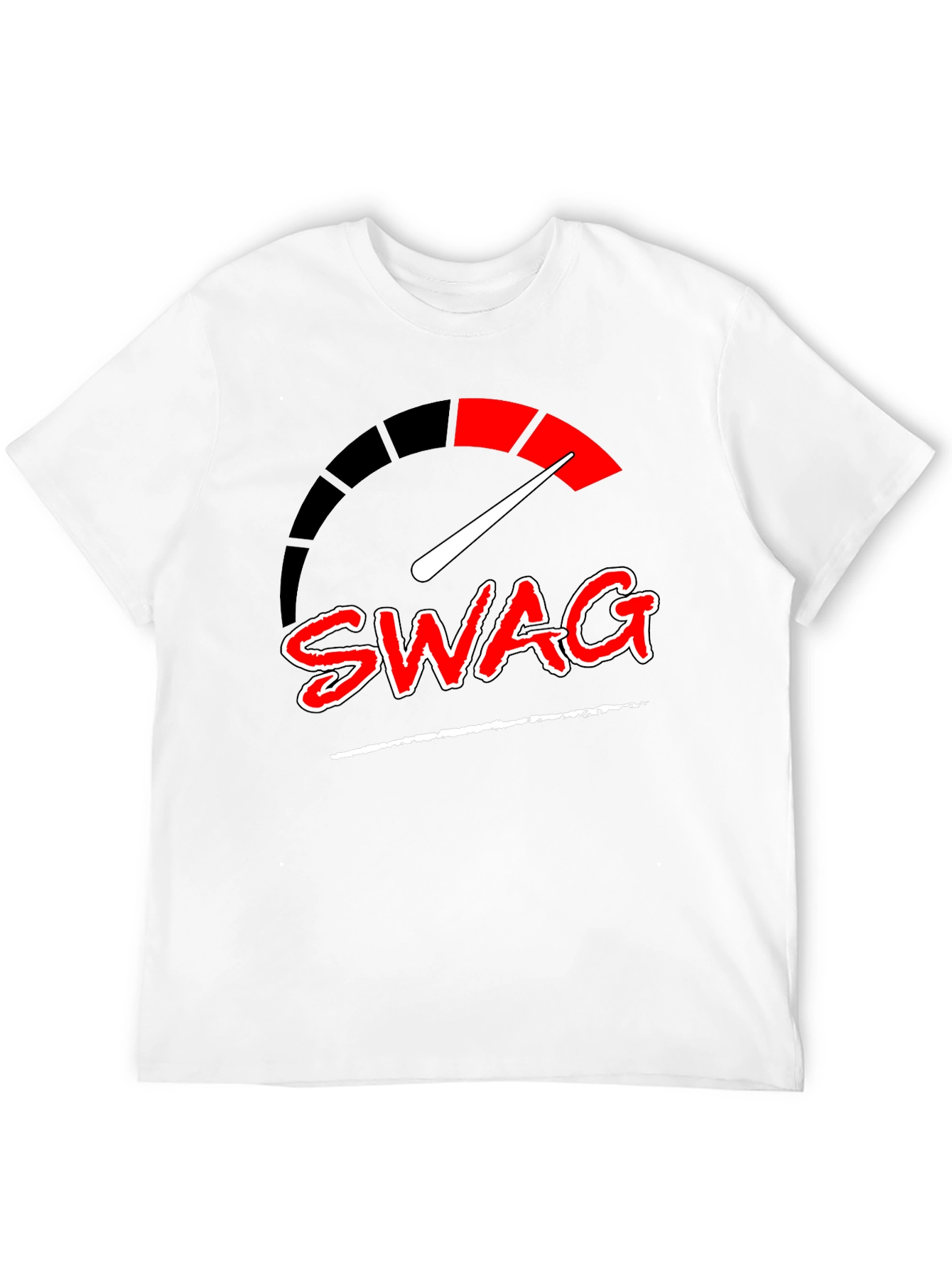 Black Swag Meter Graphic Tee - Cool Streetwear view 12