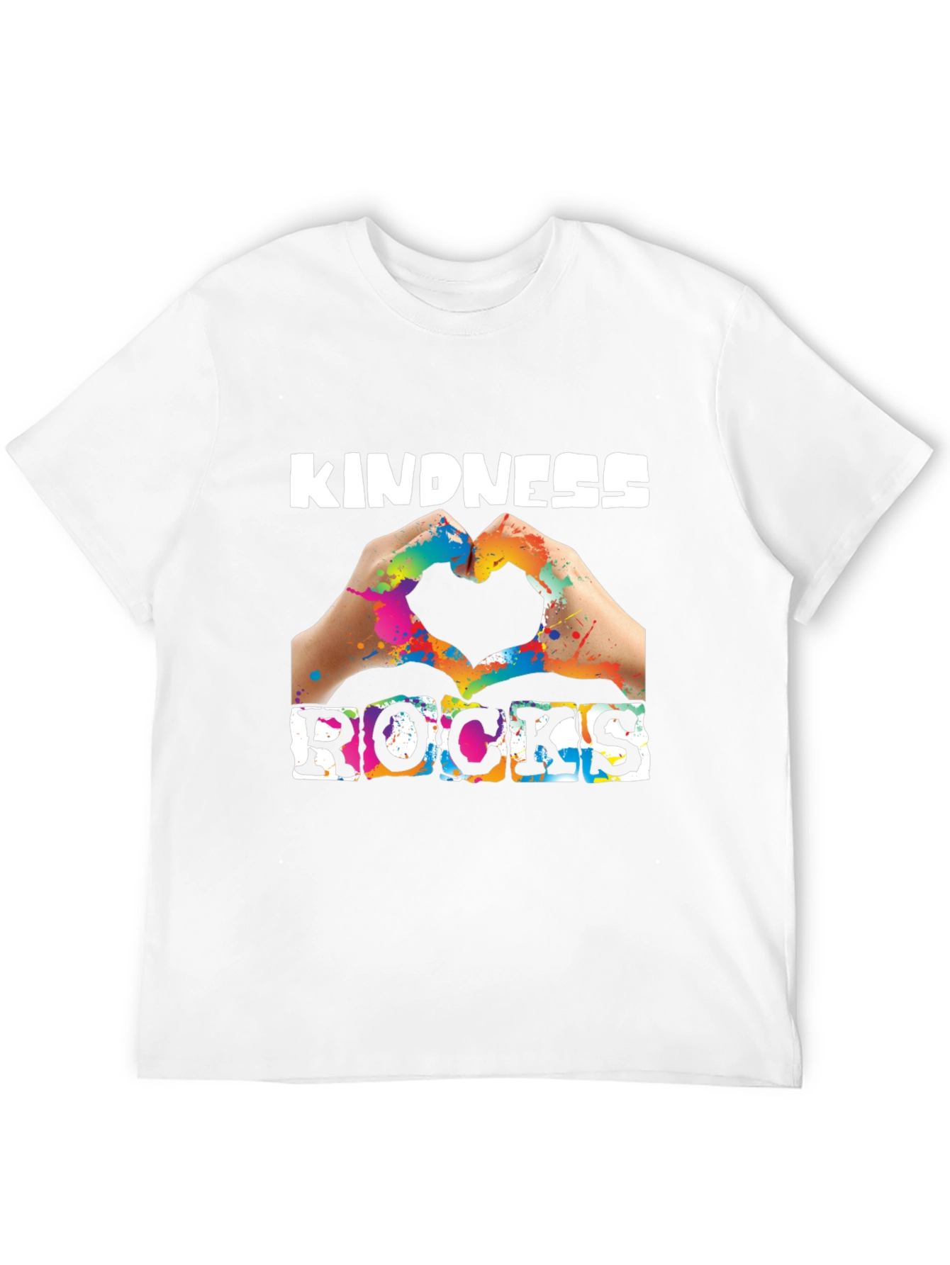 Black Kindness Rocks Graphic Tee - Black view 12