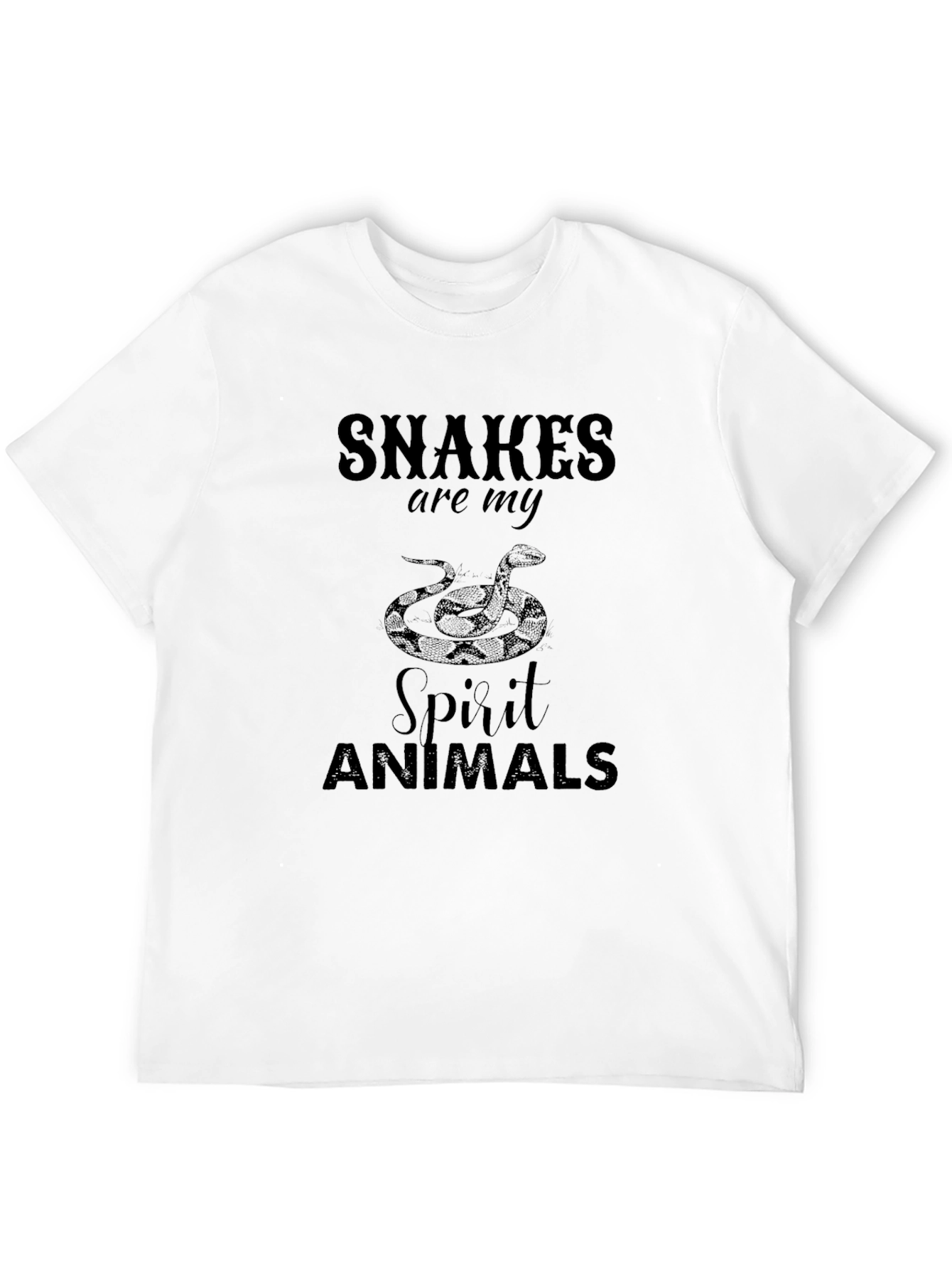 Black Snakes are my Spirit Animals T-Shirt view 12
