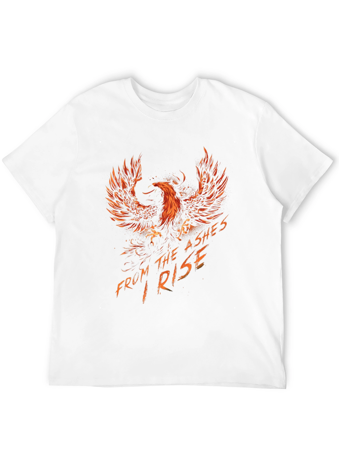 Black Phoenix Rising Men's Graphic T-Shirt view 12