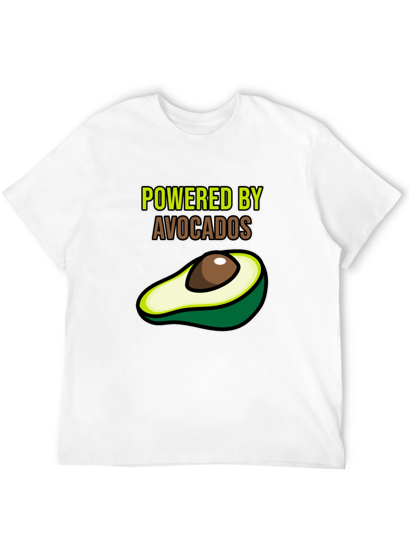 Black Powered by Avocados Graphic Tee view 12