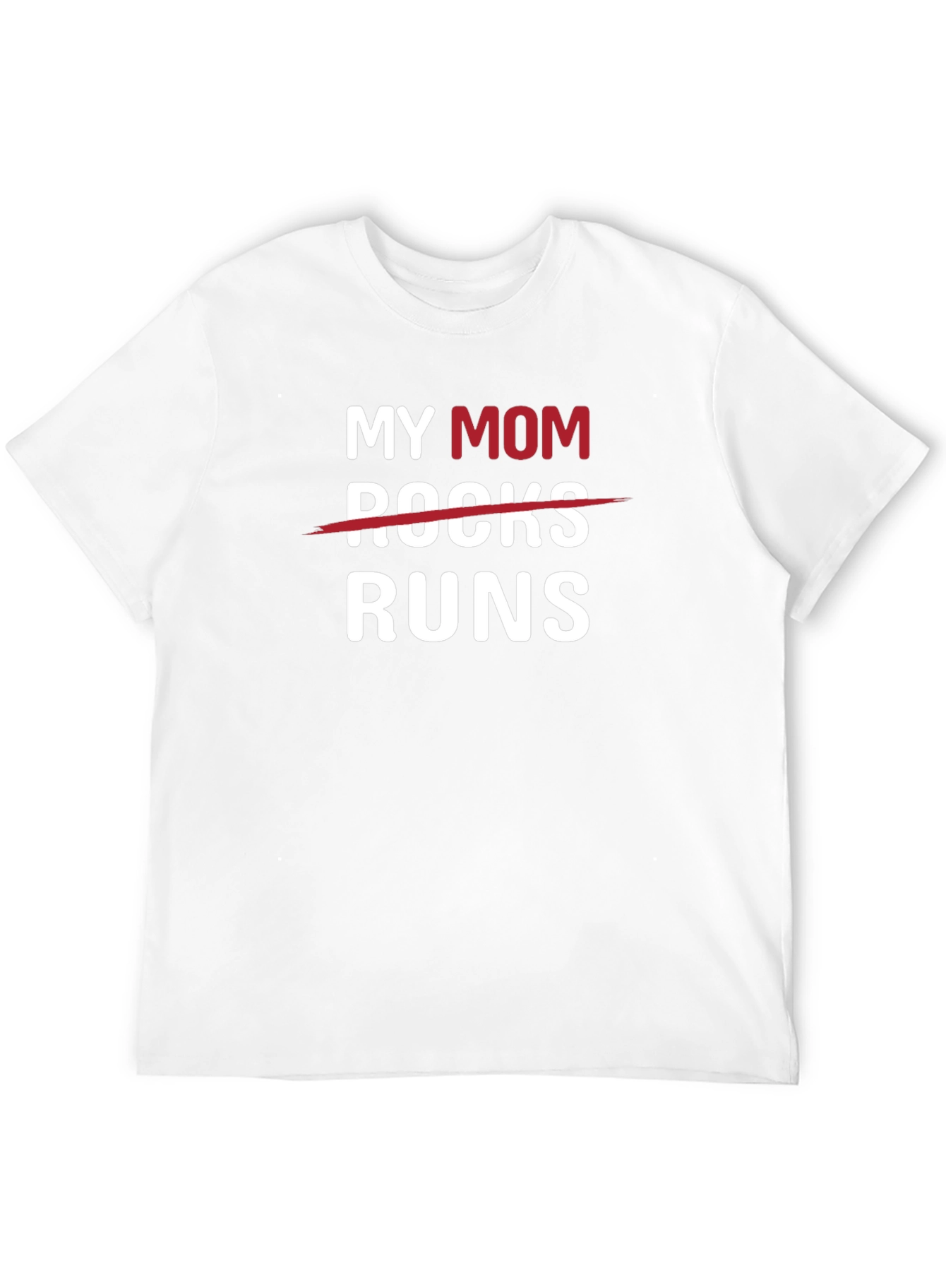 Black My Mom Runs T-Shirt - Funny Mother's Day Gift view 12