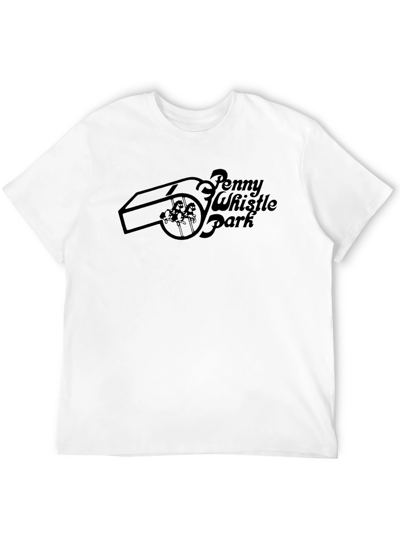 Black Penny Whistle Park T-Shirt - Classic Design view 12