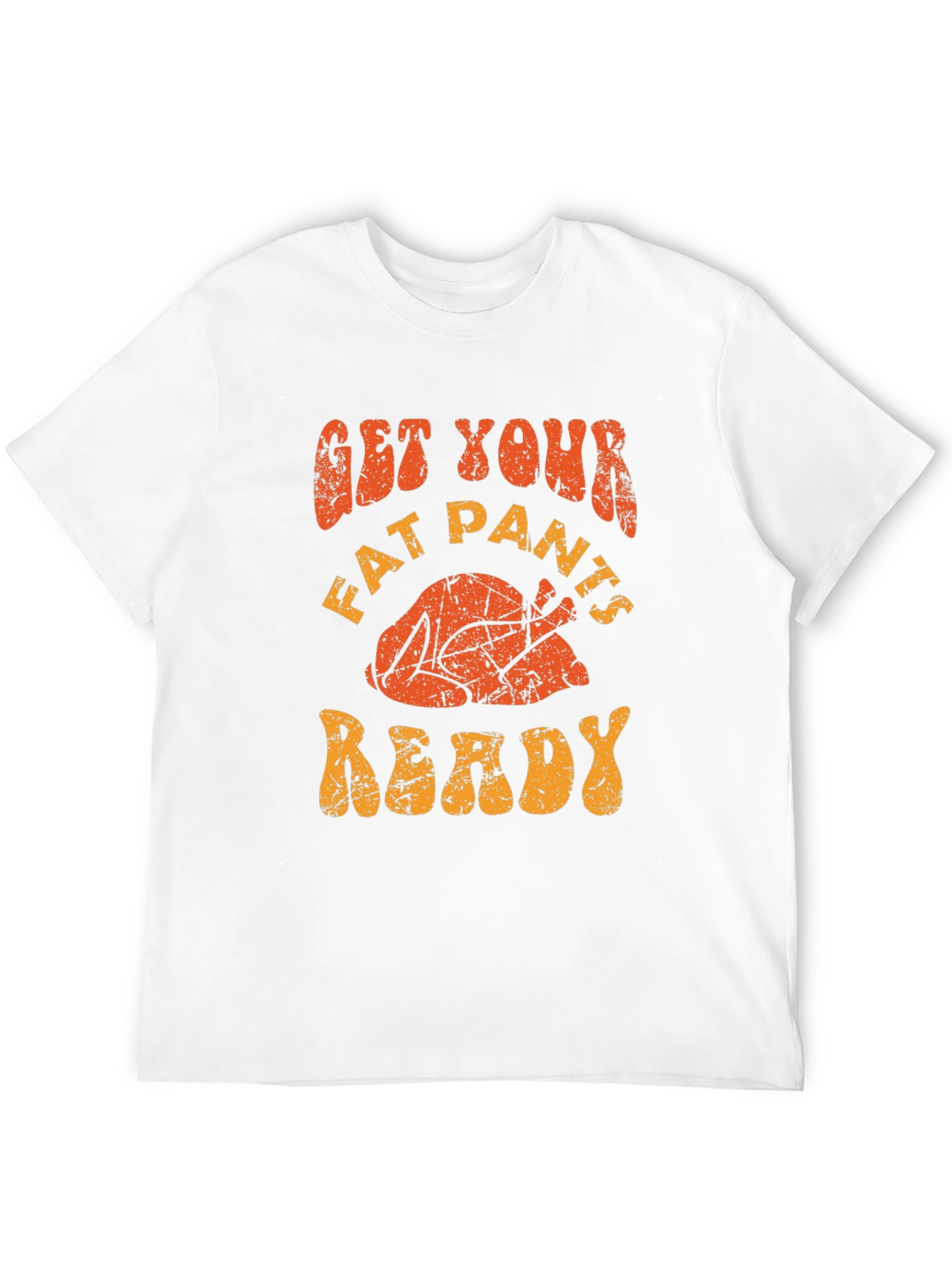 Black Get Your Fat Pants Ready Turkey T-Shirt view 12