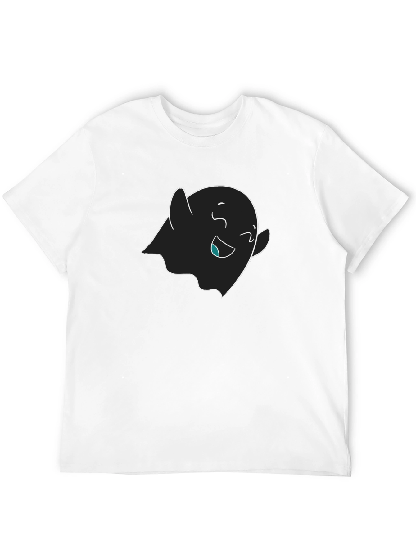 Black Cute Ghost Graphic Black T-Shirt view 12