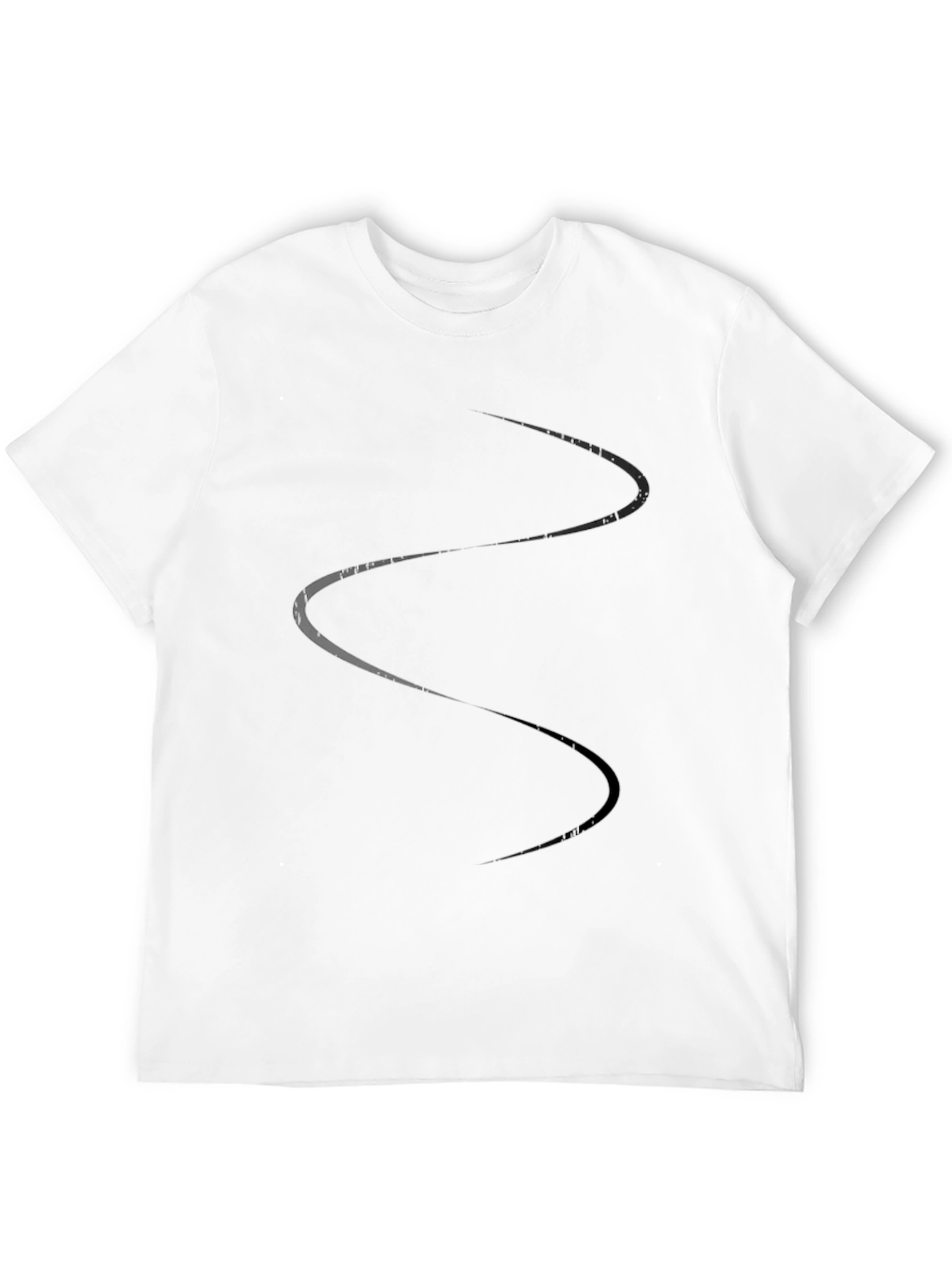 Black Men's Black Graphic Print Tee view 12