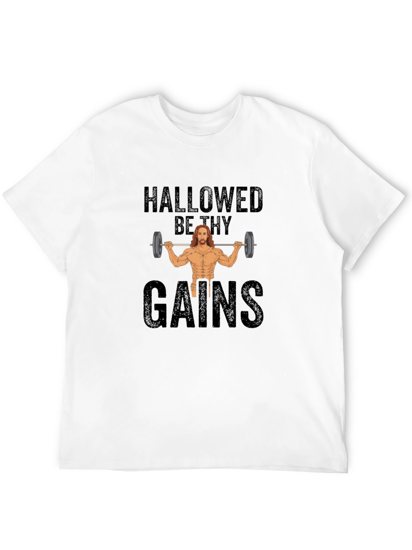 Black Hallowed Be Thy Gains T-Shirt view 12