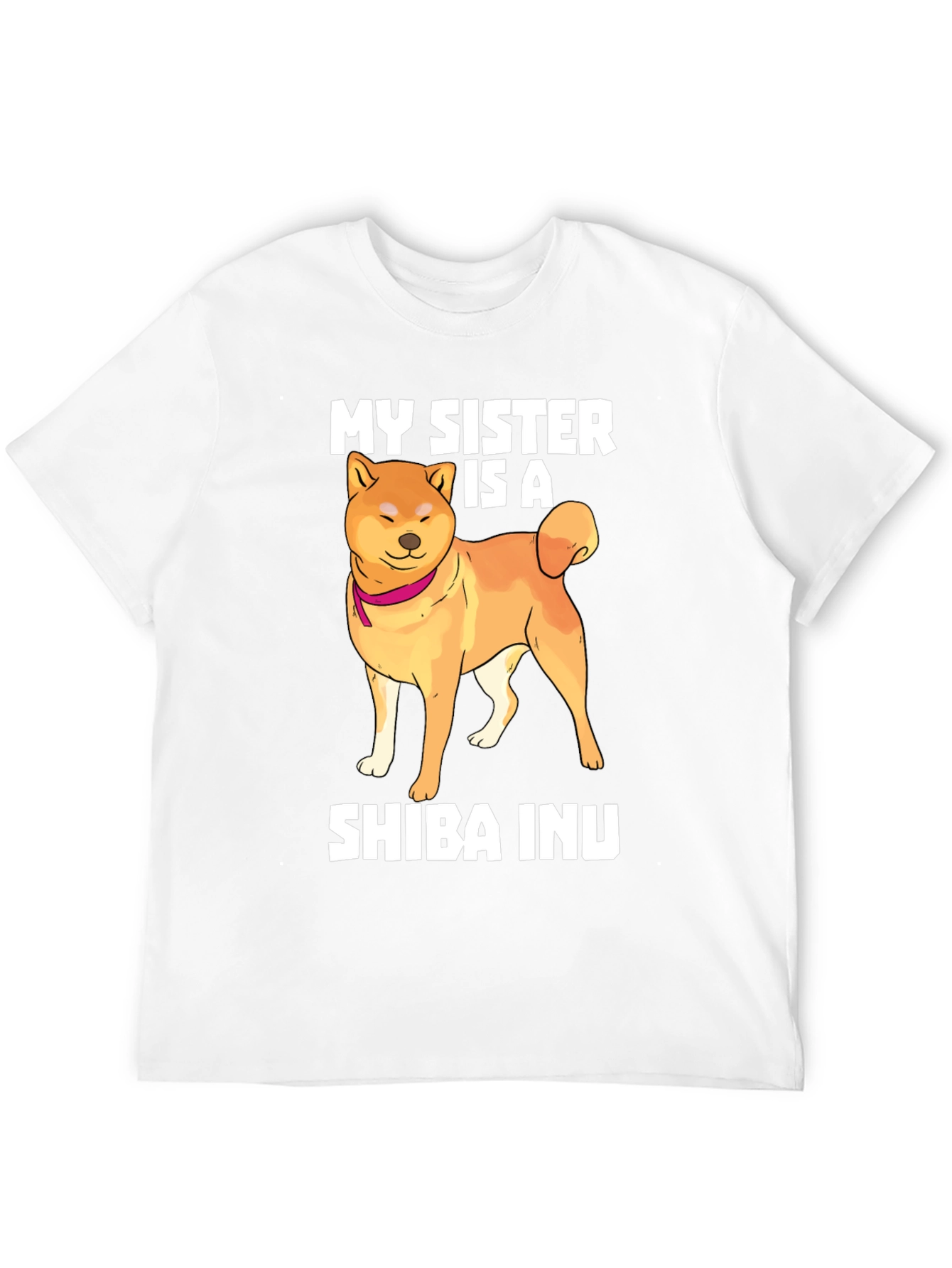 Black My Sister is a Shiba Inu T-Shirt view 12