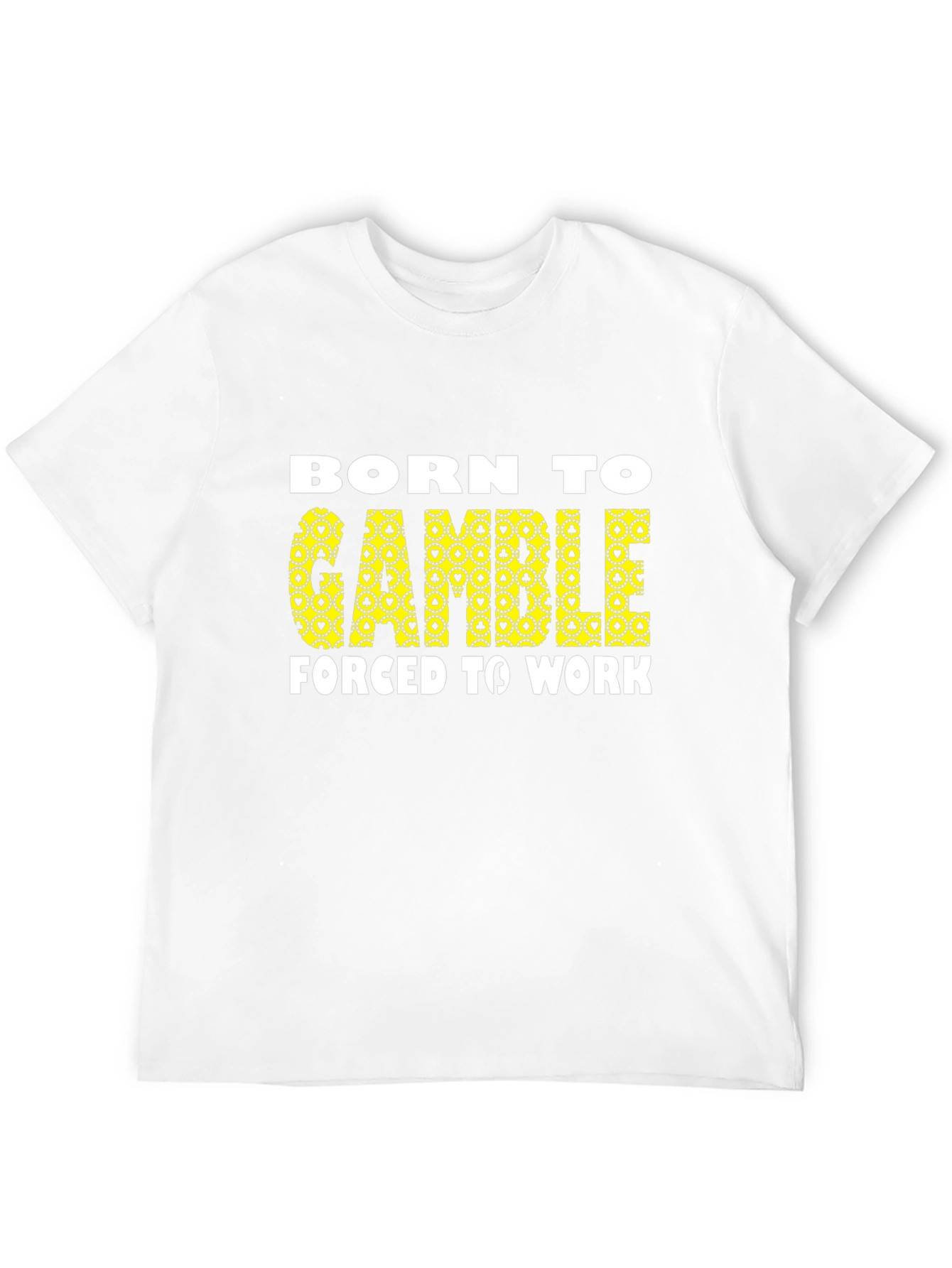 Black Born to Gamble T-Shirt view 12