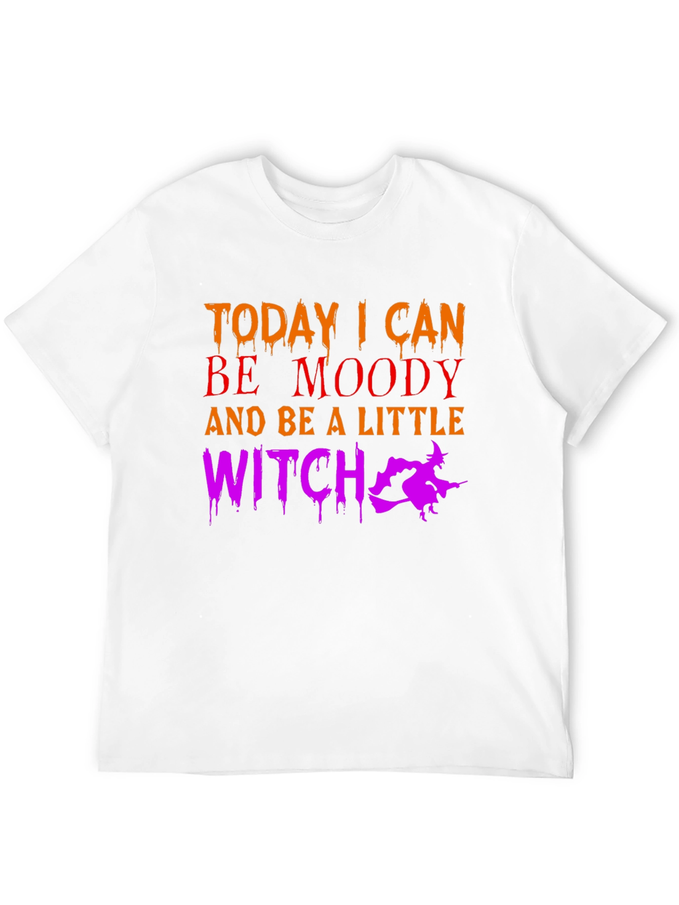 Black Moody Witch Halloween T-Shirt view 12