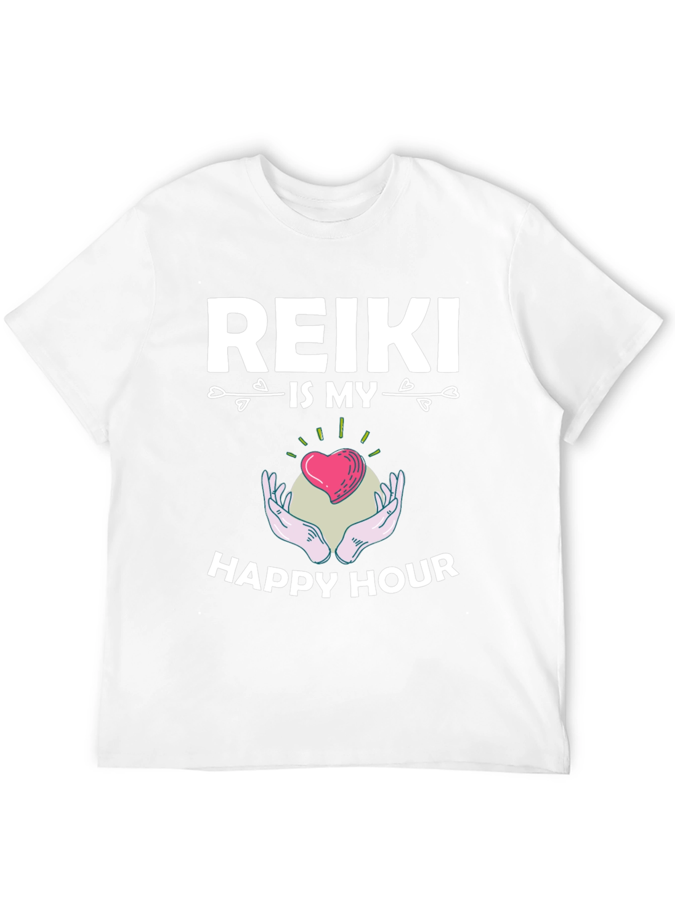 Black Reiki Is My Happy Hour T-Shirt view 12