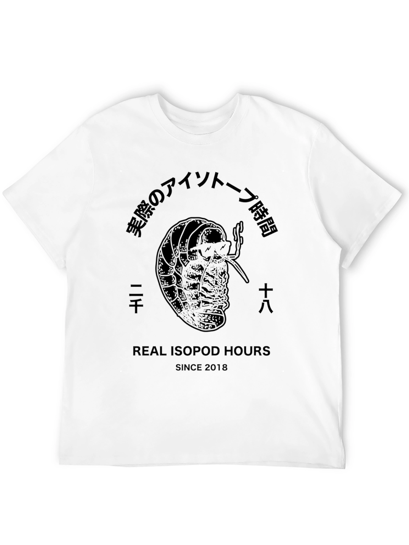 Black Real Isopod Hours Graphic Tee view 12