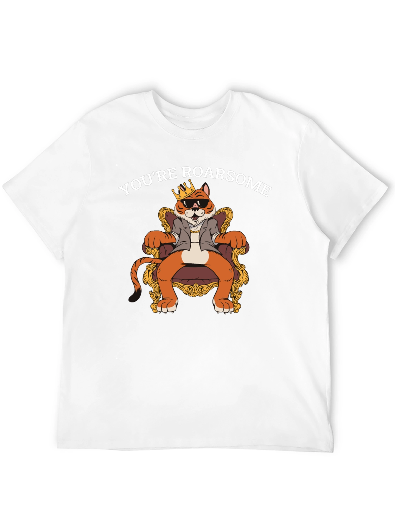 Black Roarsome Tiger King T-Shirt - Black view 12