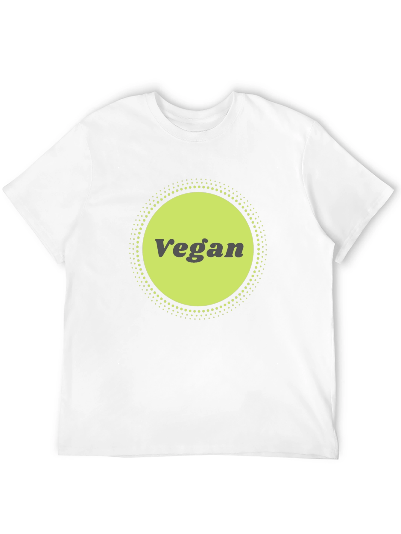 Black Vegan Graphic Tee - Black Cotton Blend view 12