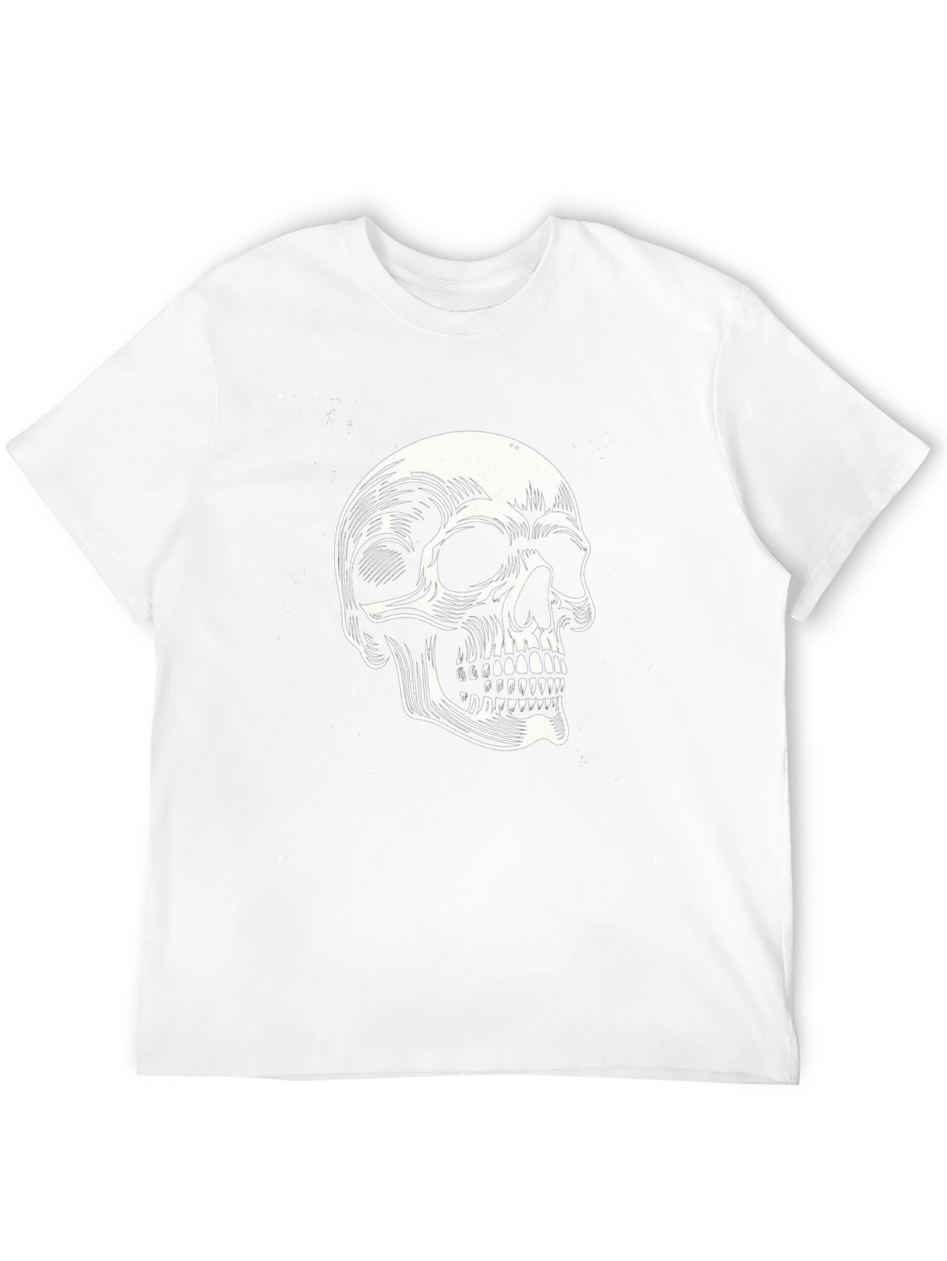 Black Skull Graphic T-Shirt - Classic Black Tee view 12