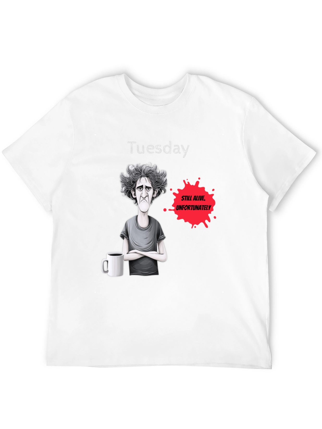 Black Tuesday Still Alive Graphic Novelty T-Shirt view 12