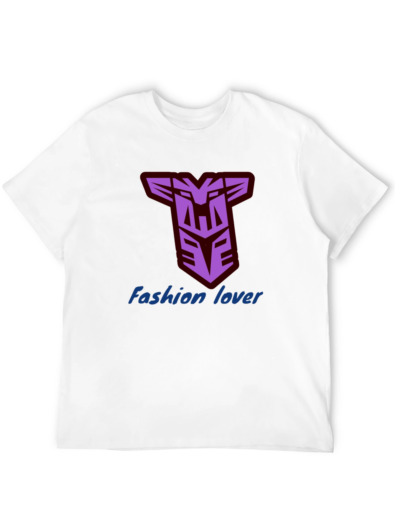 Black Men's Black T-Shirt with Decepticon Logo view 12