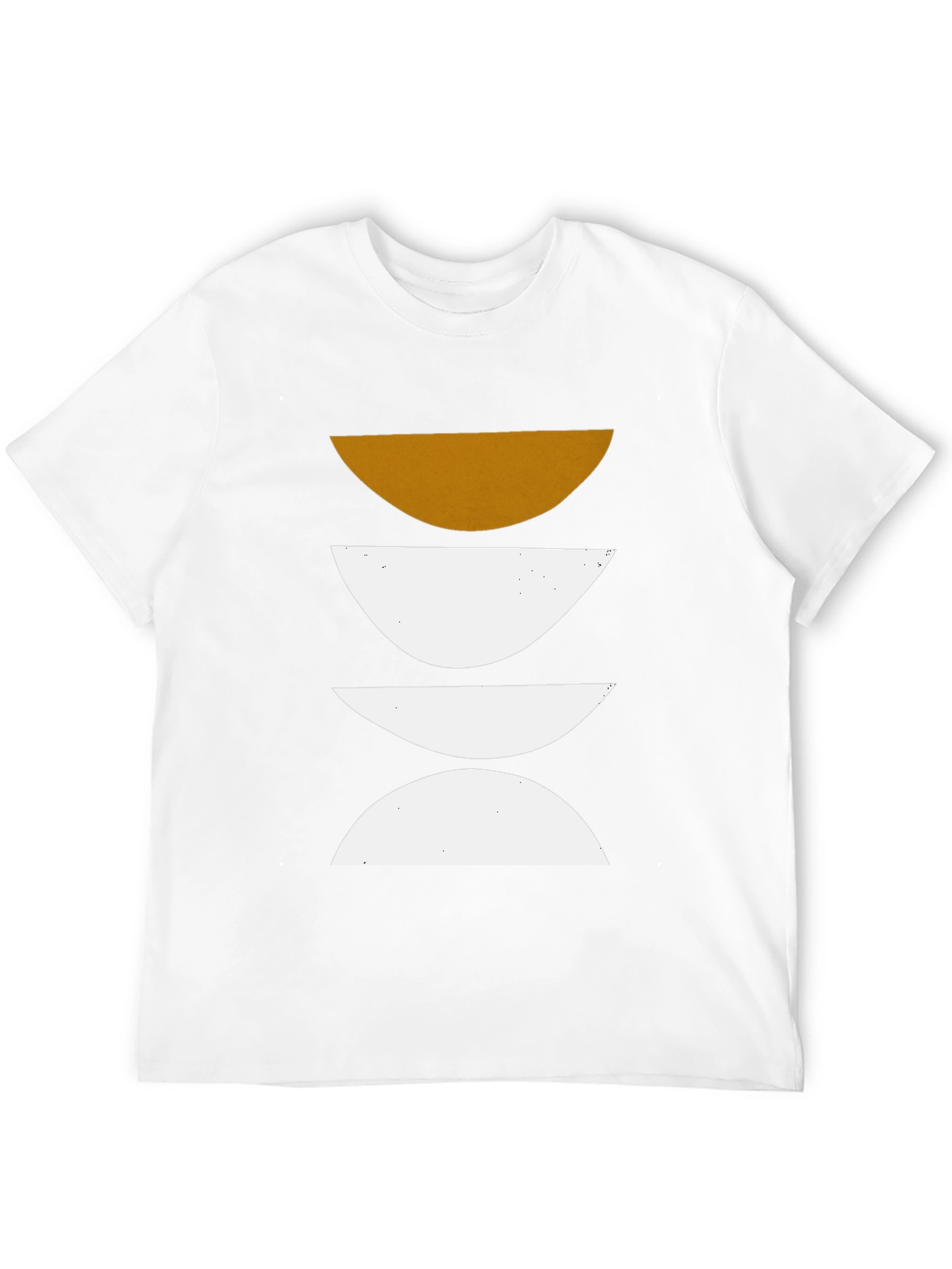 Black Modern Geometric Tee - Abstract Design view 12