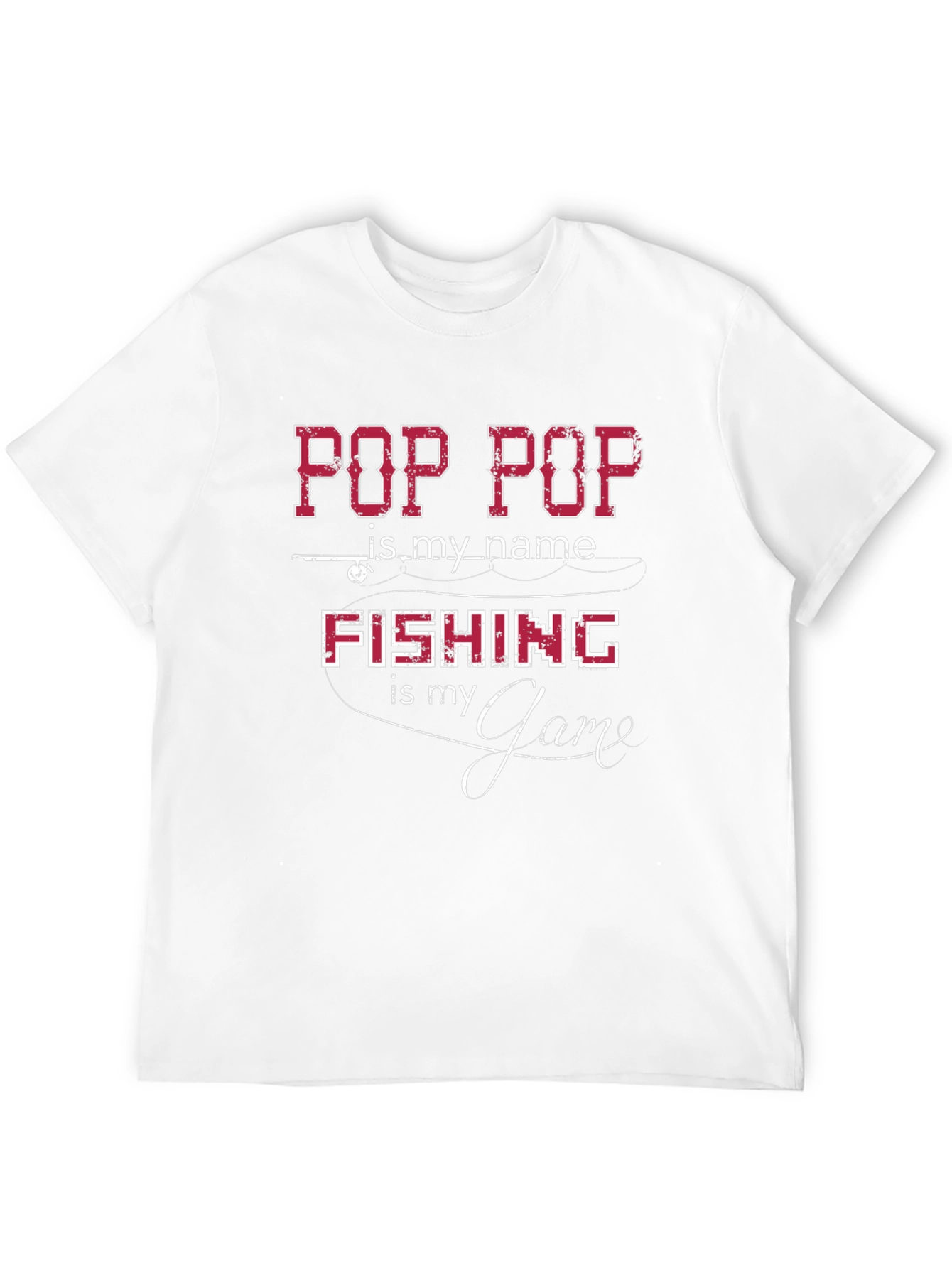 Black Pop Pop Fishing T-Shirt - Fisherman's Gift view 12