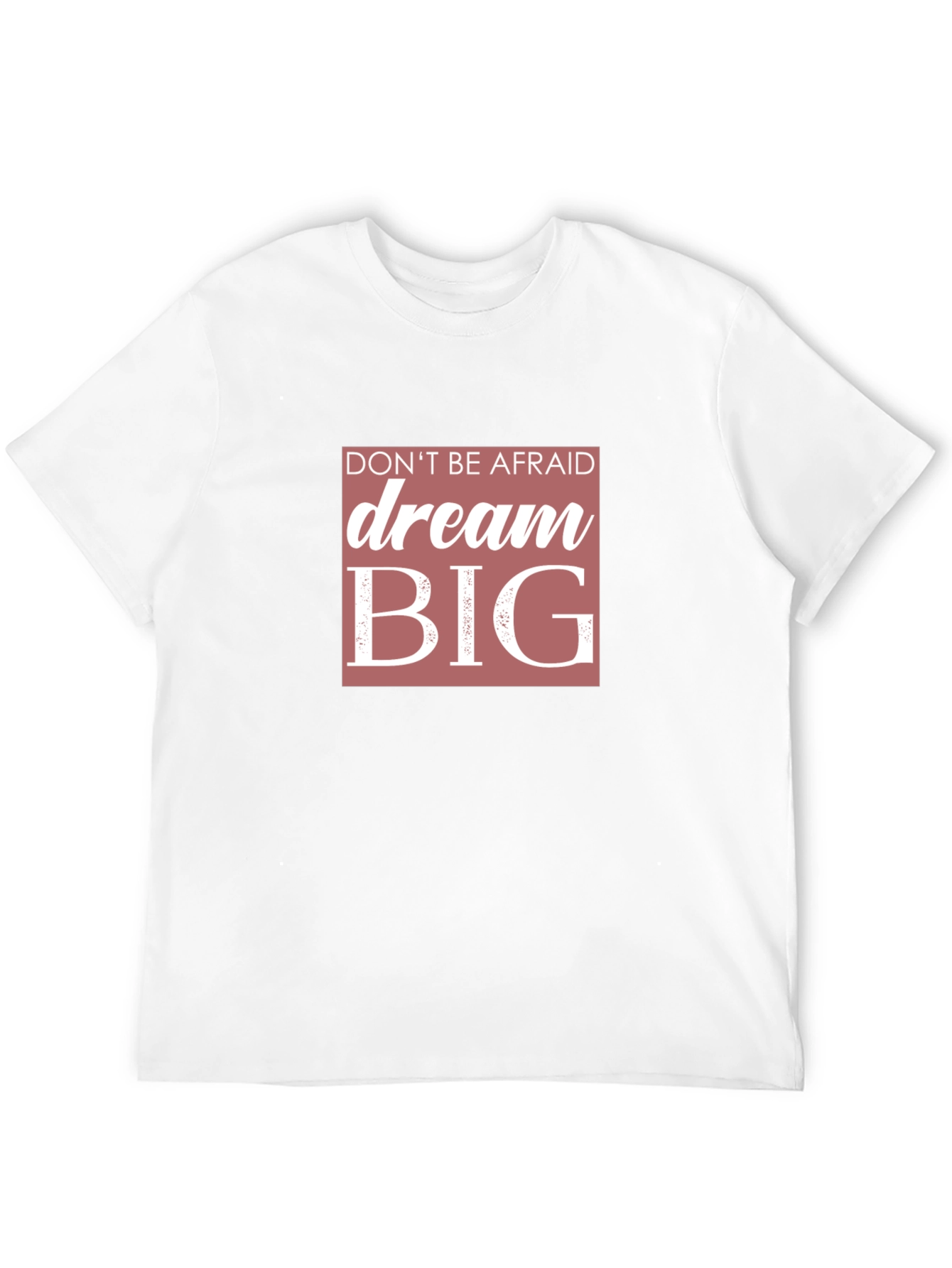 Black Dream Big Graphic Tee - Inspirational Design view 12