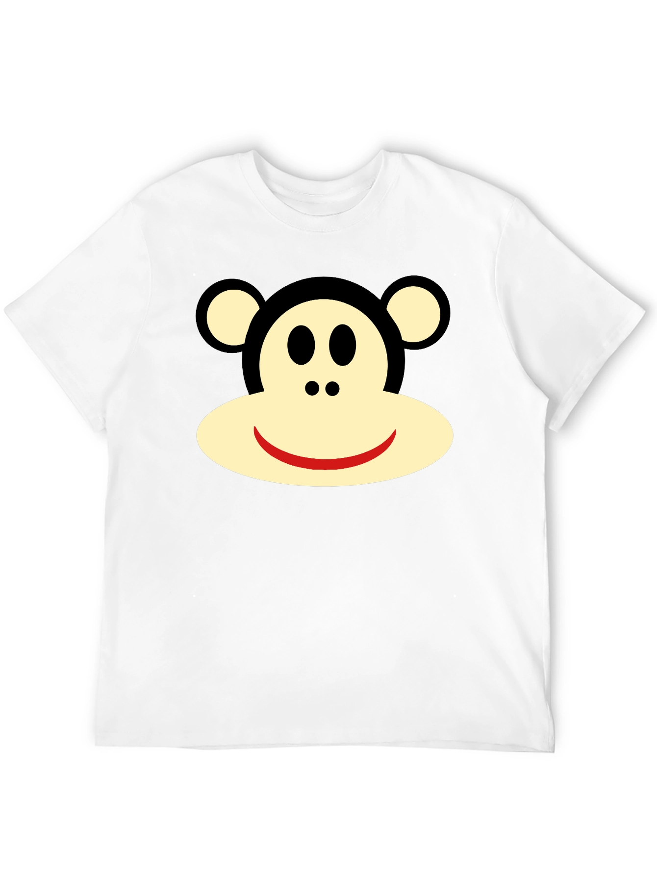 Black Sock Monkey Black Tee - Classic Cartoon view 12