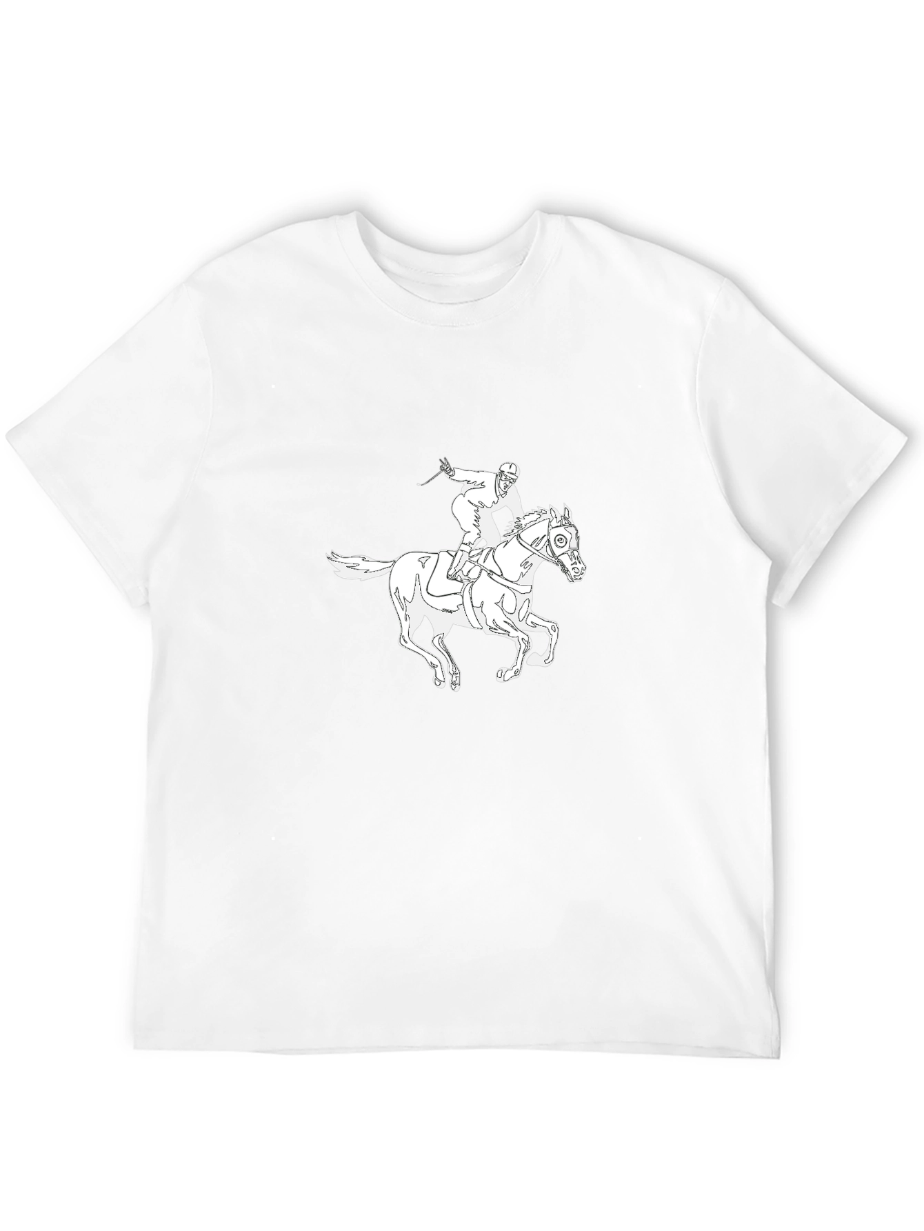 Black Equestrian Black T-Shirt view 12