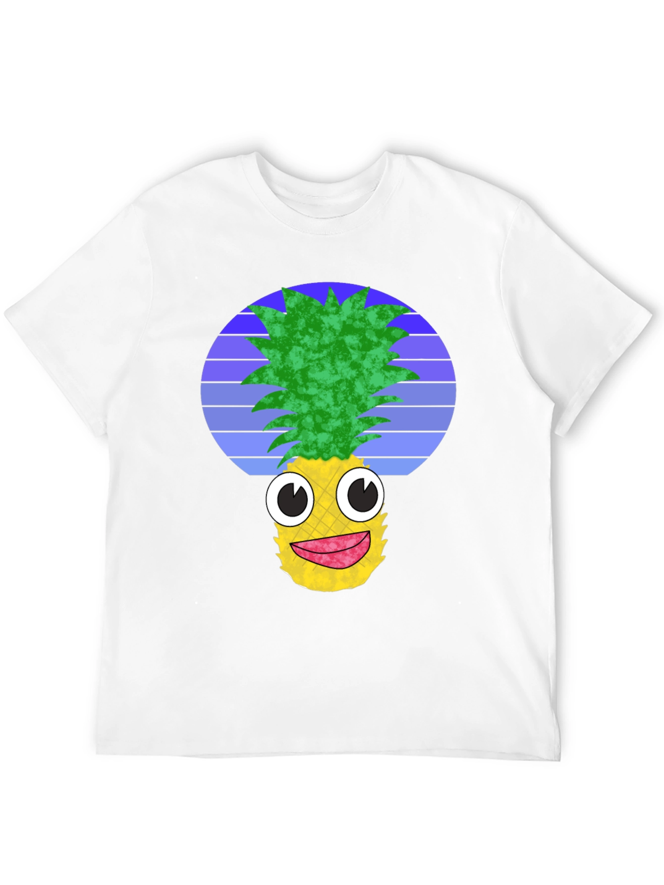 Black Funny Pineapple Graphic Tee - Black view 12