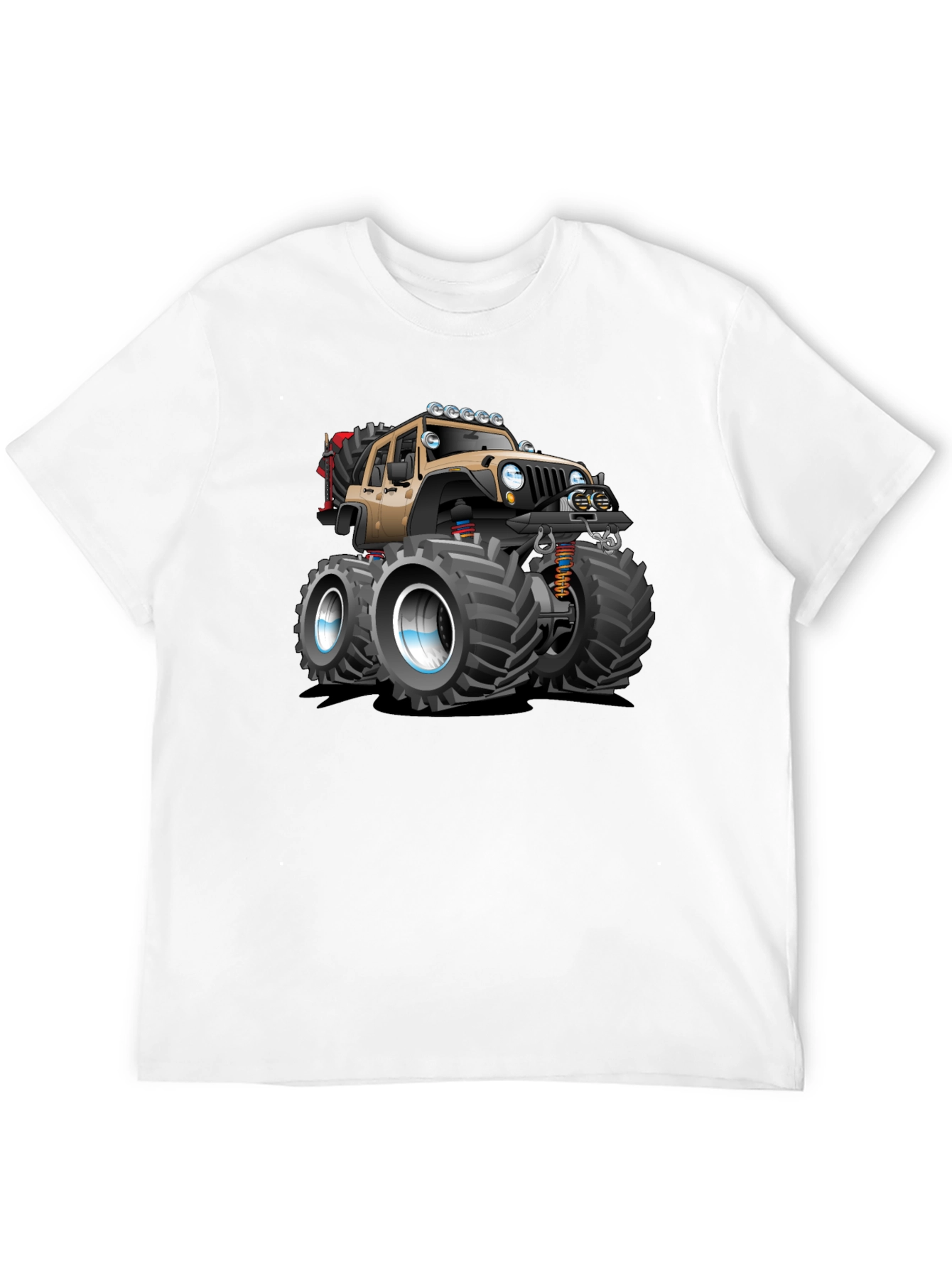 Black Monster Truck Graphic Tee - Off-Road Style view 12