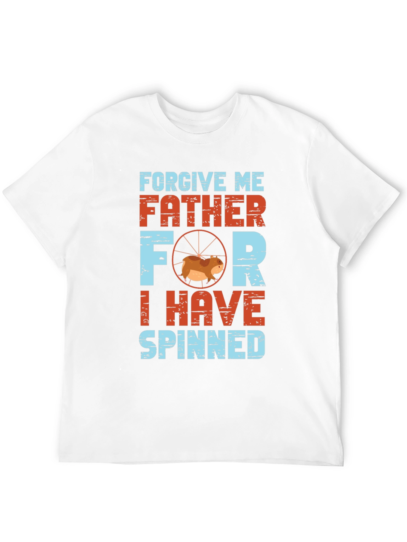 Black Forgive Me Father I Have Spinned T-Shirt view 12